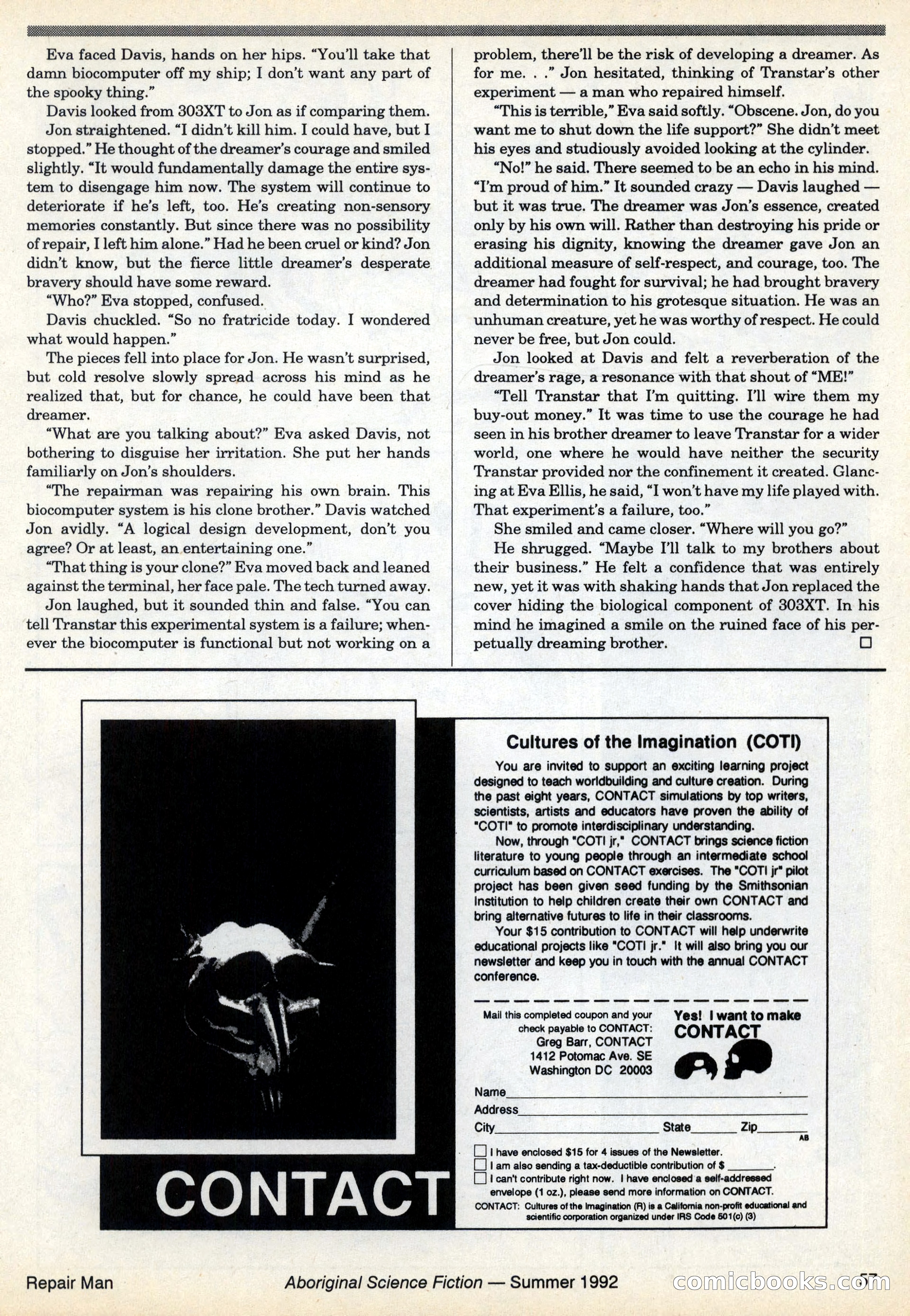 Aboriginal Science Fiction, Issues #31–32 — page 57 of 116