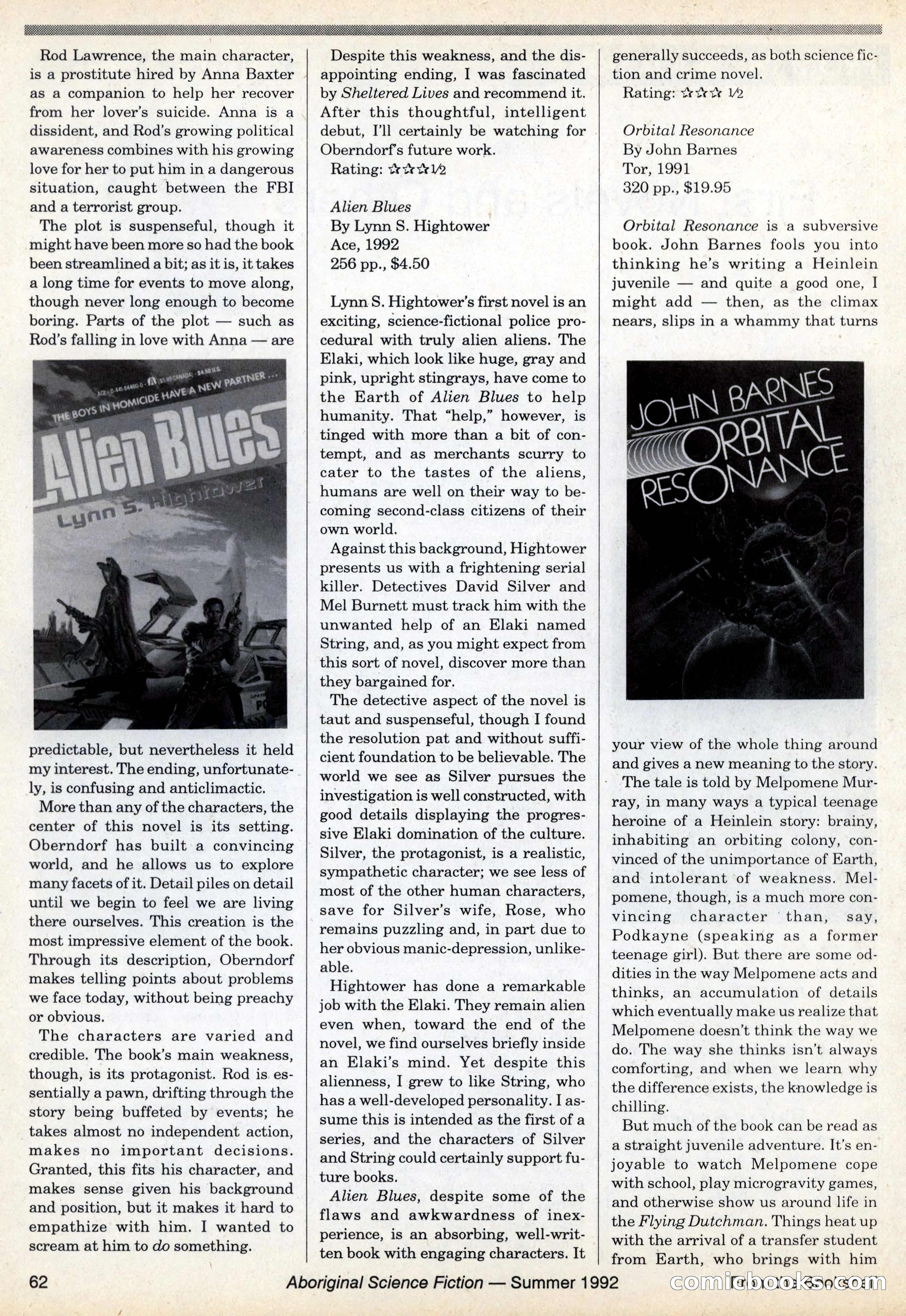 Aboriginal Science Fiction, Issues #31–32 — page 62 of 116