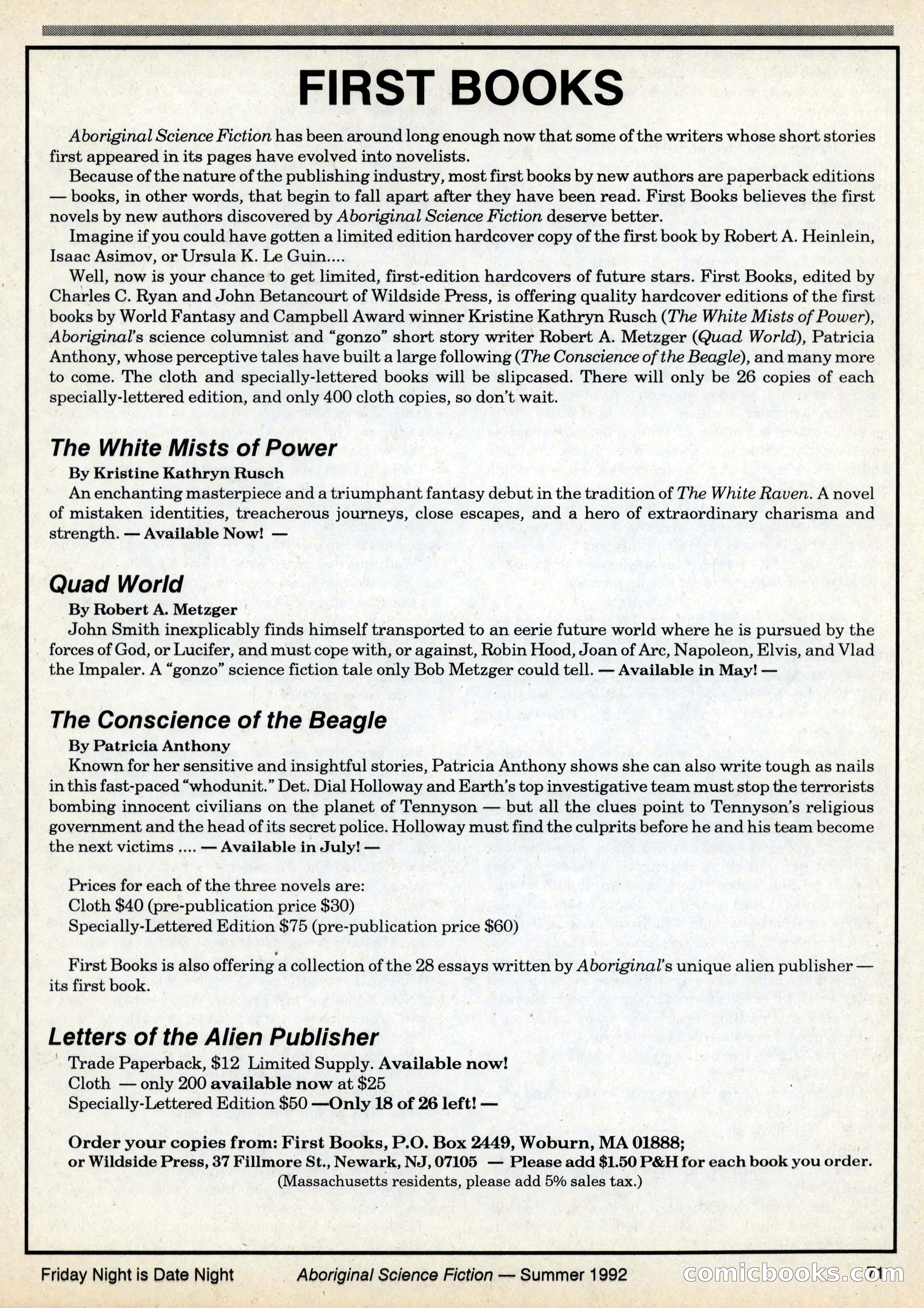 Aboriginal Science Fiction, Issues #31–32 — page 71 of 116