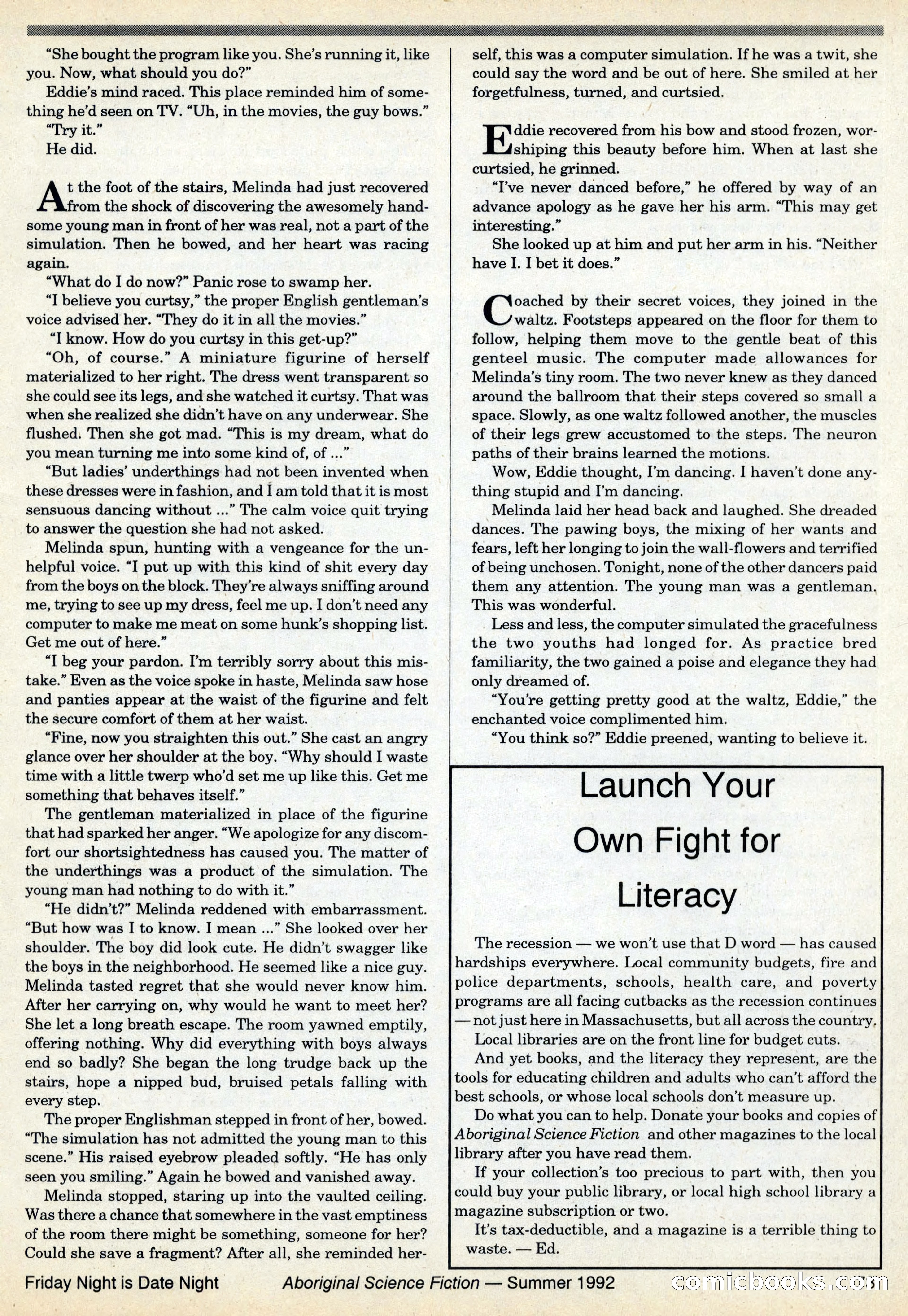 Aboriginal Science Fiction, Issues #31–32 — page 73 of 116