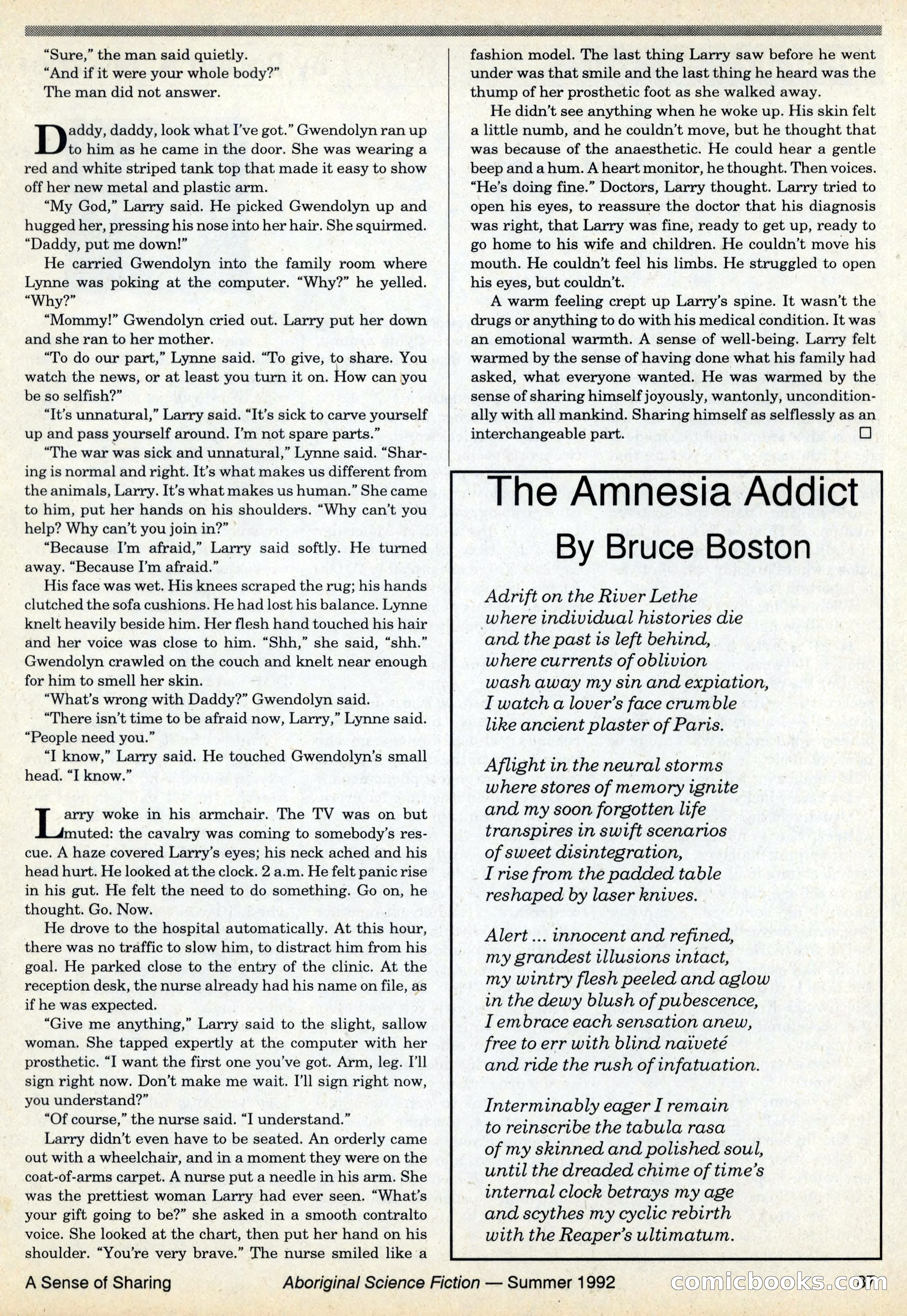 Aboriginal Science Fiction, Issues #31–32 — page 87 of 116