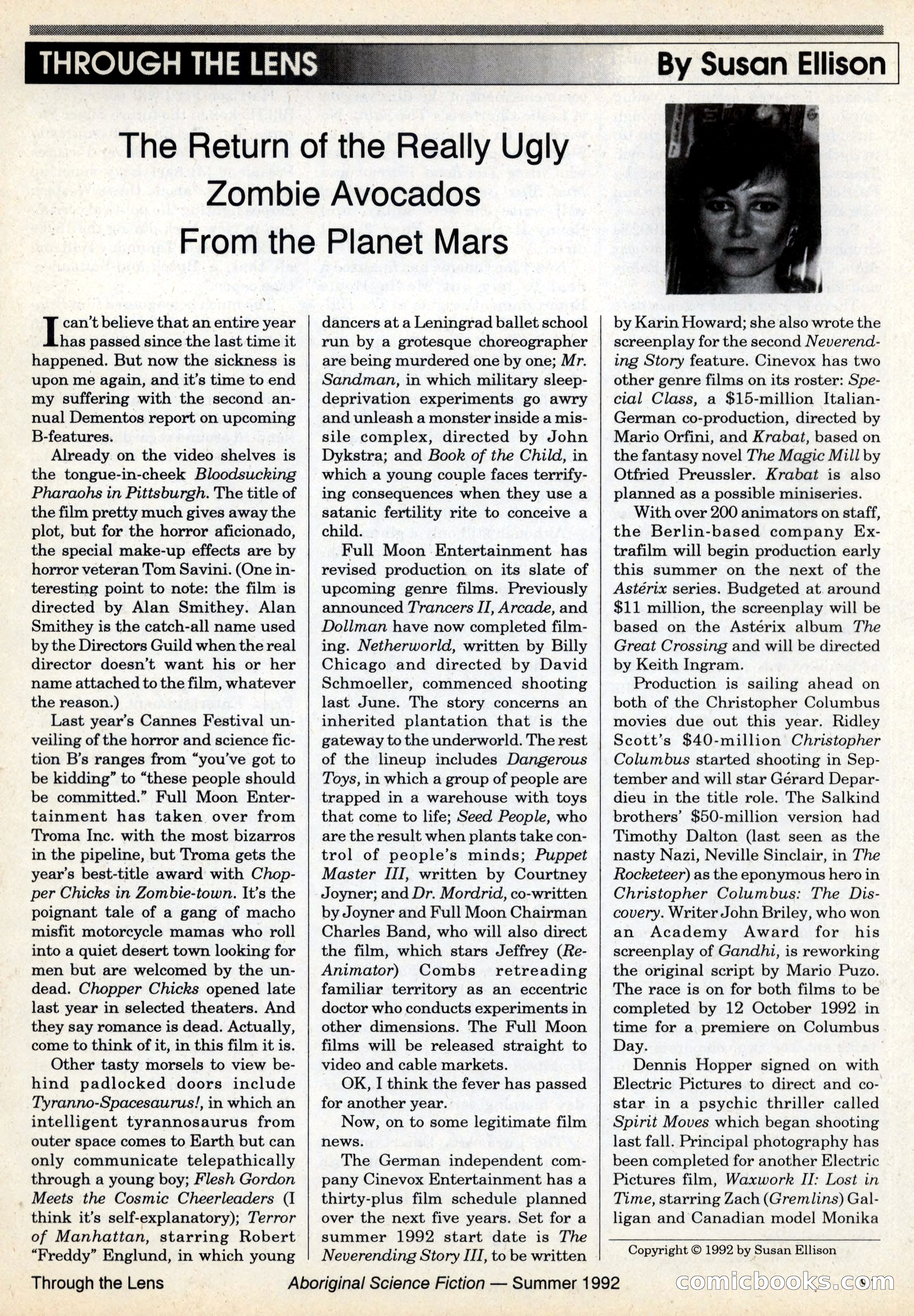 Aboriginal Science Fiction, Issues #31–32 — page 91 of 116