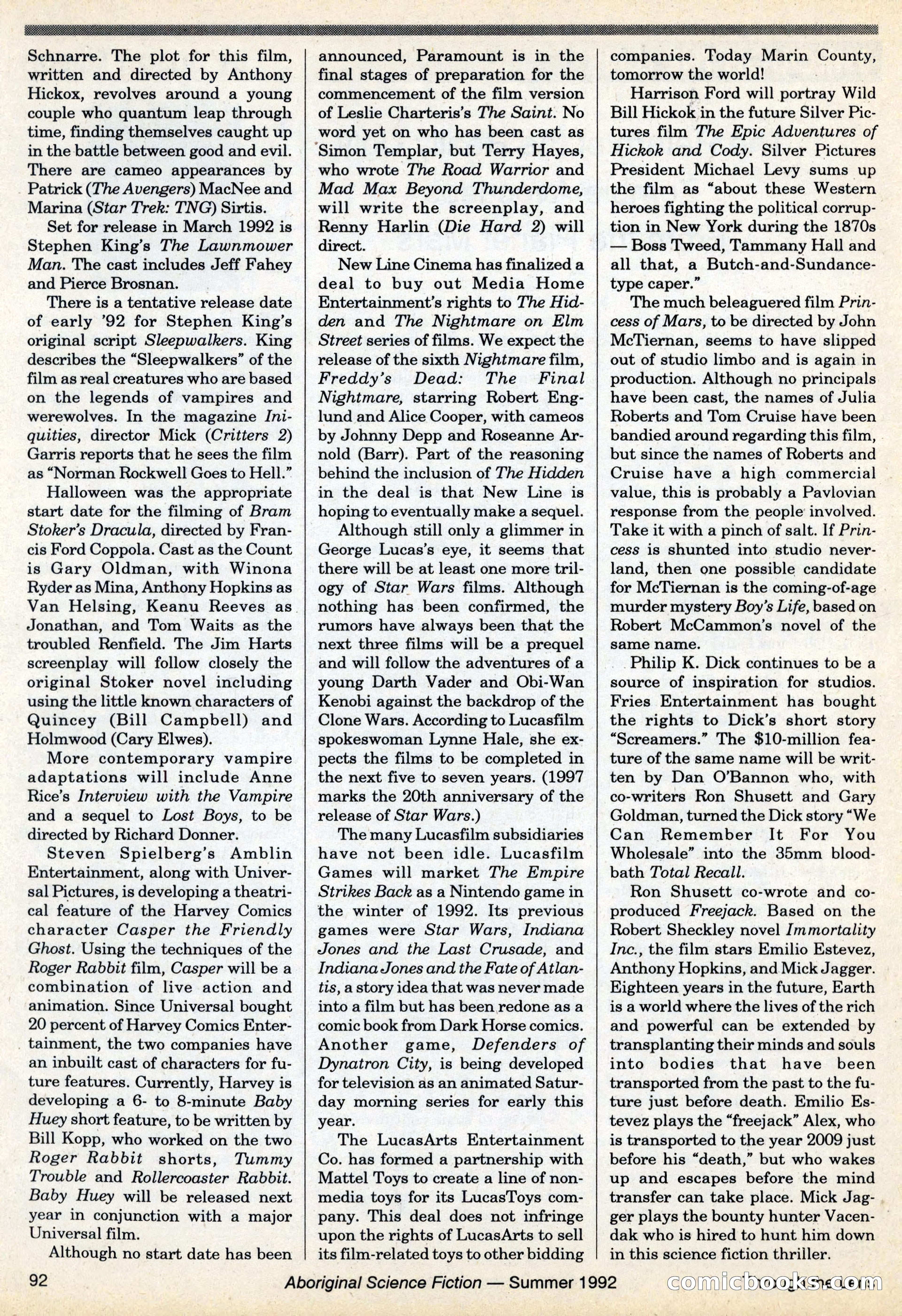 Aboriginal Science Fiction, Issues #31–32 — page 92 of 116