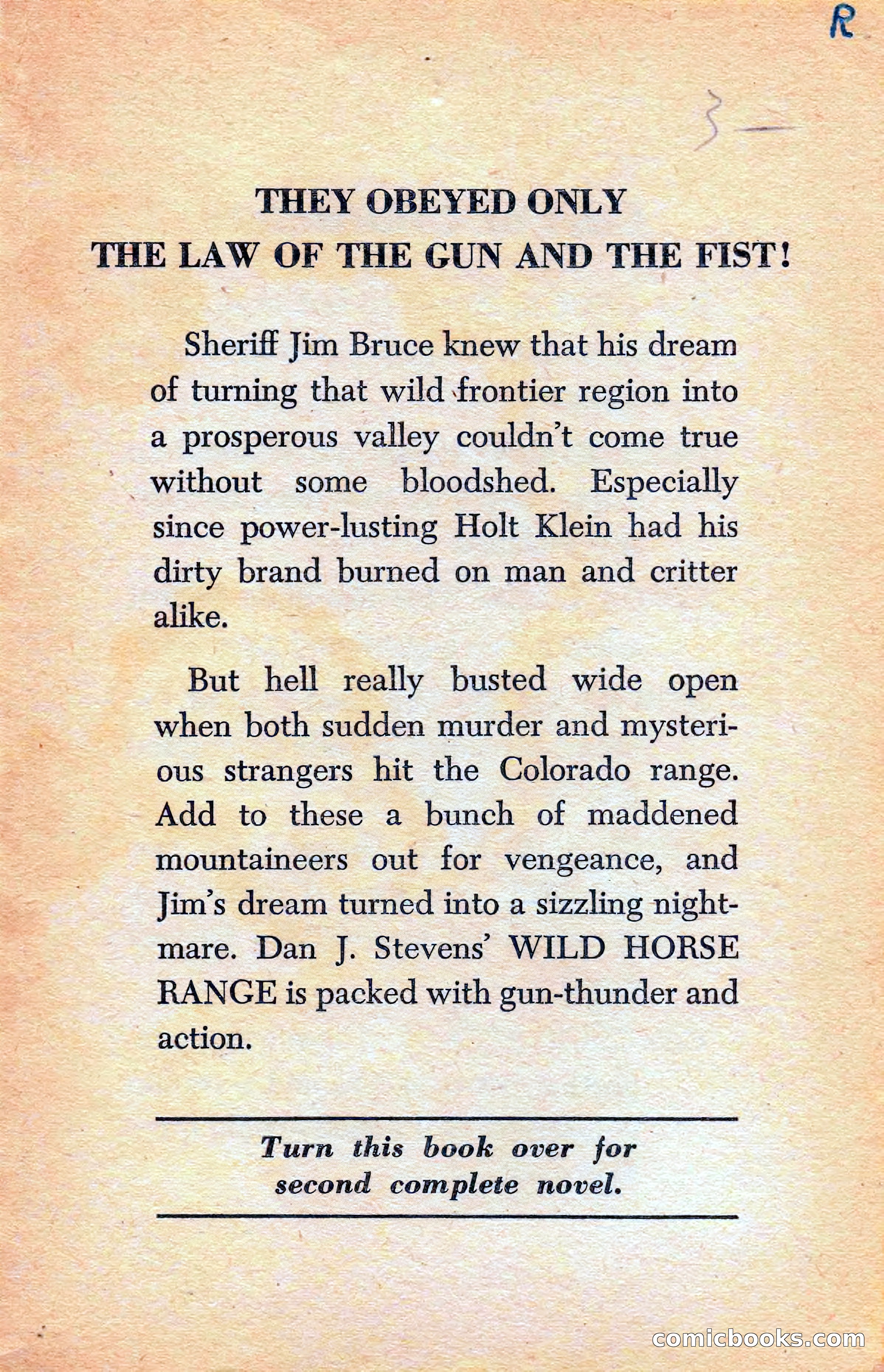 Wild Horse Range — page 3 of 164