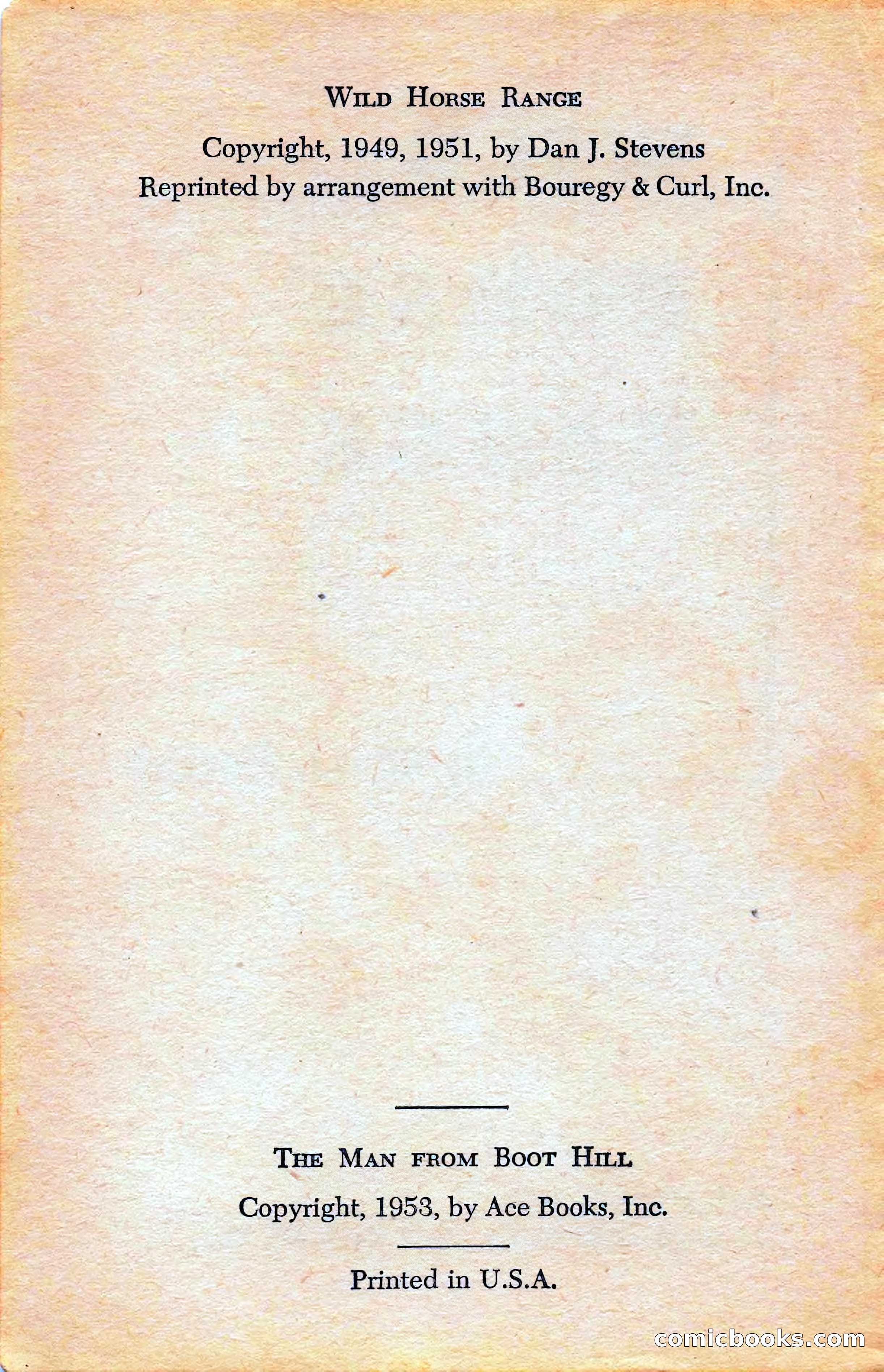 Wild Horse Range — page 6 of 164