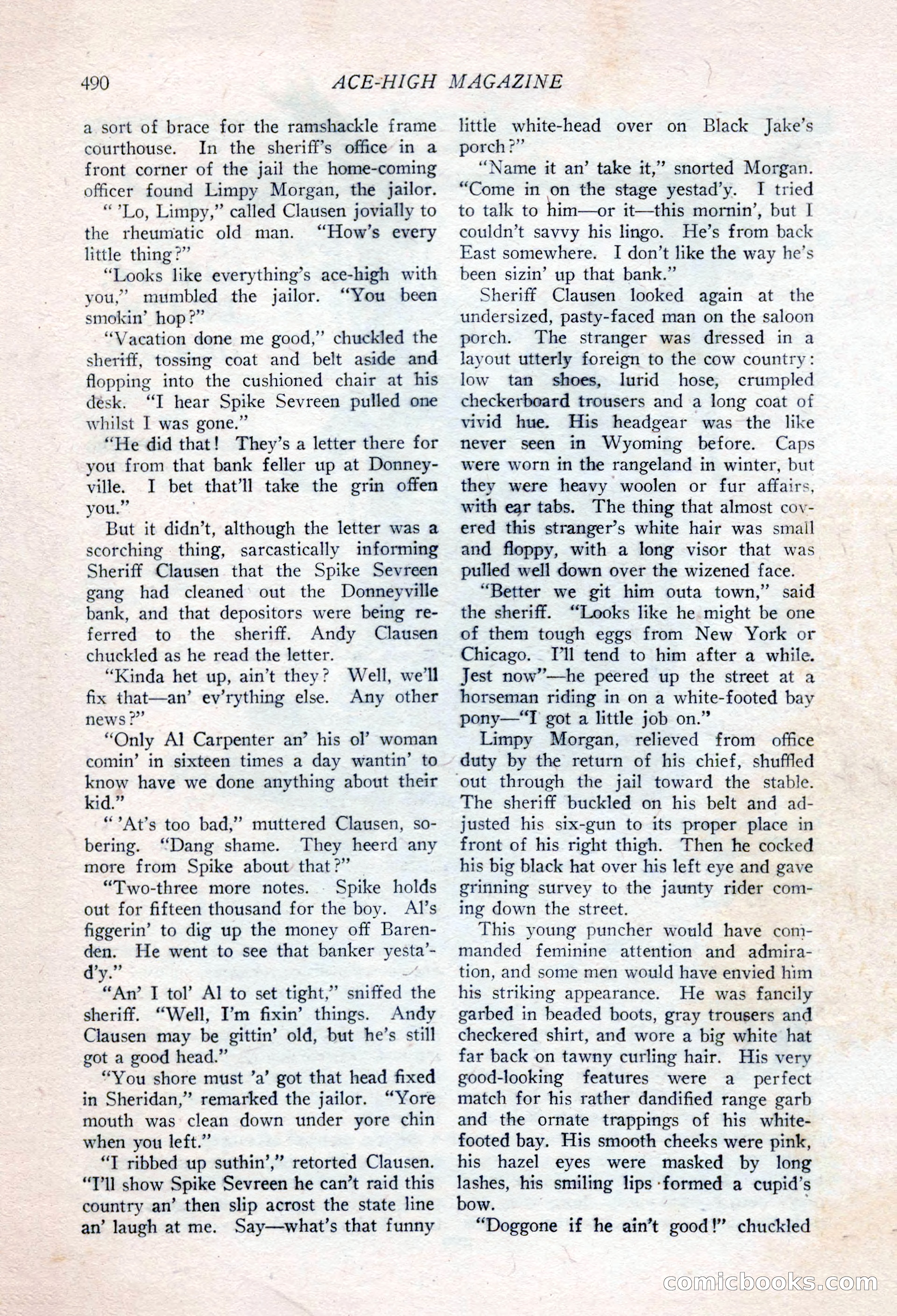 Ace-High Magazine, Second October Number — page 12 of 164