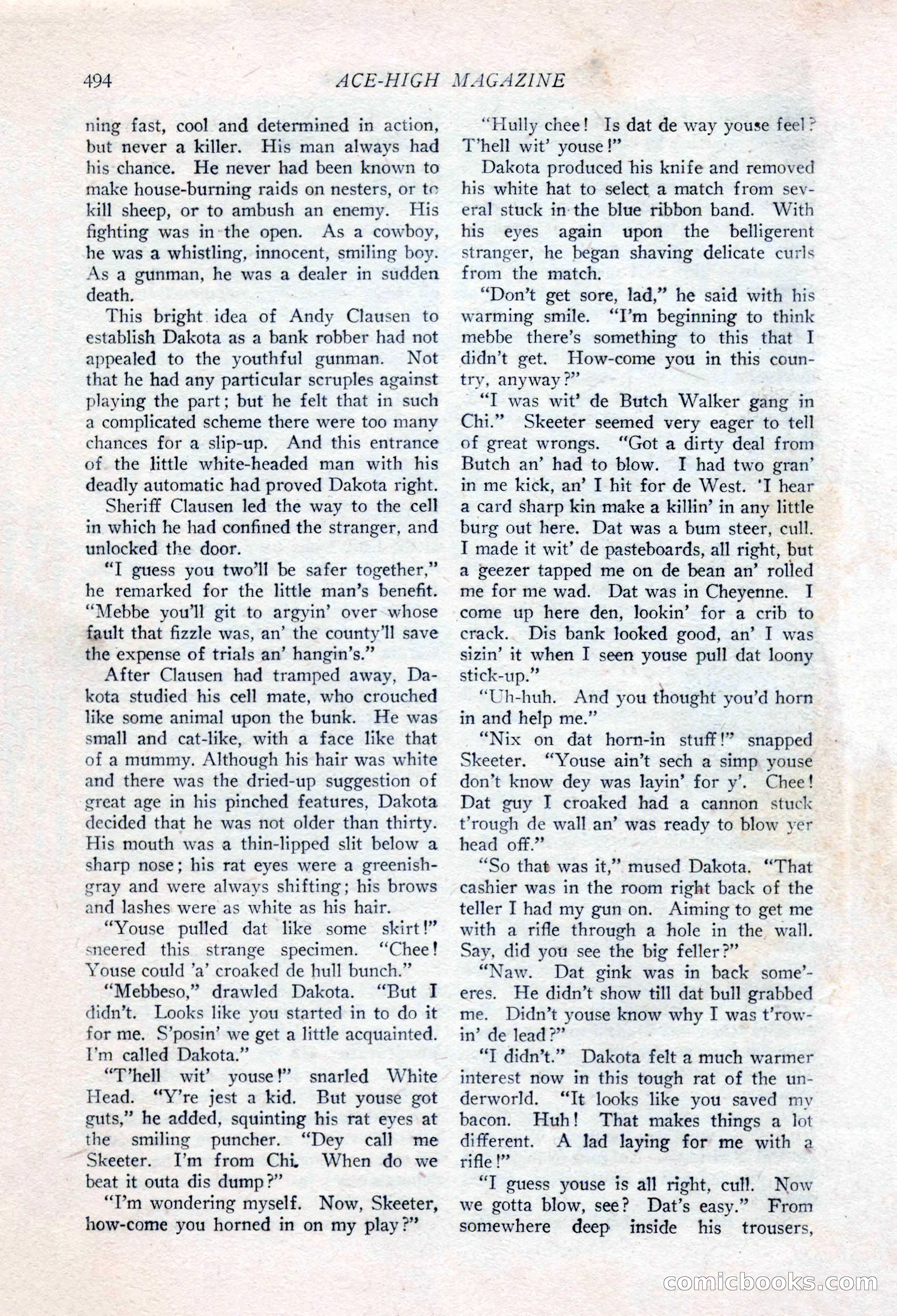 Ace-High Magazine, Second October Number — page 16 of 164