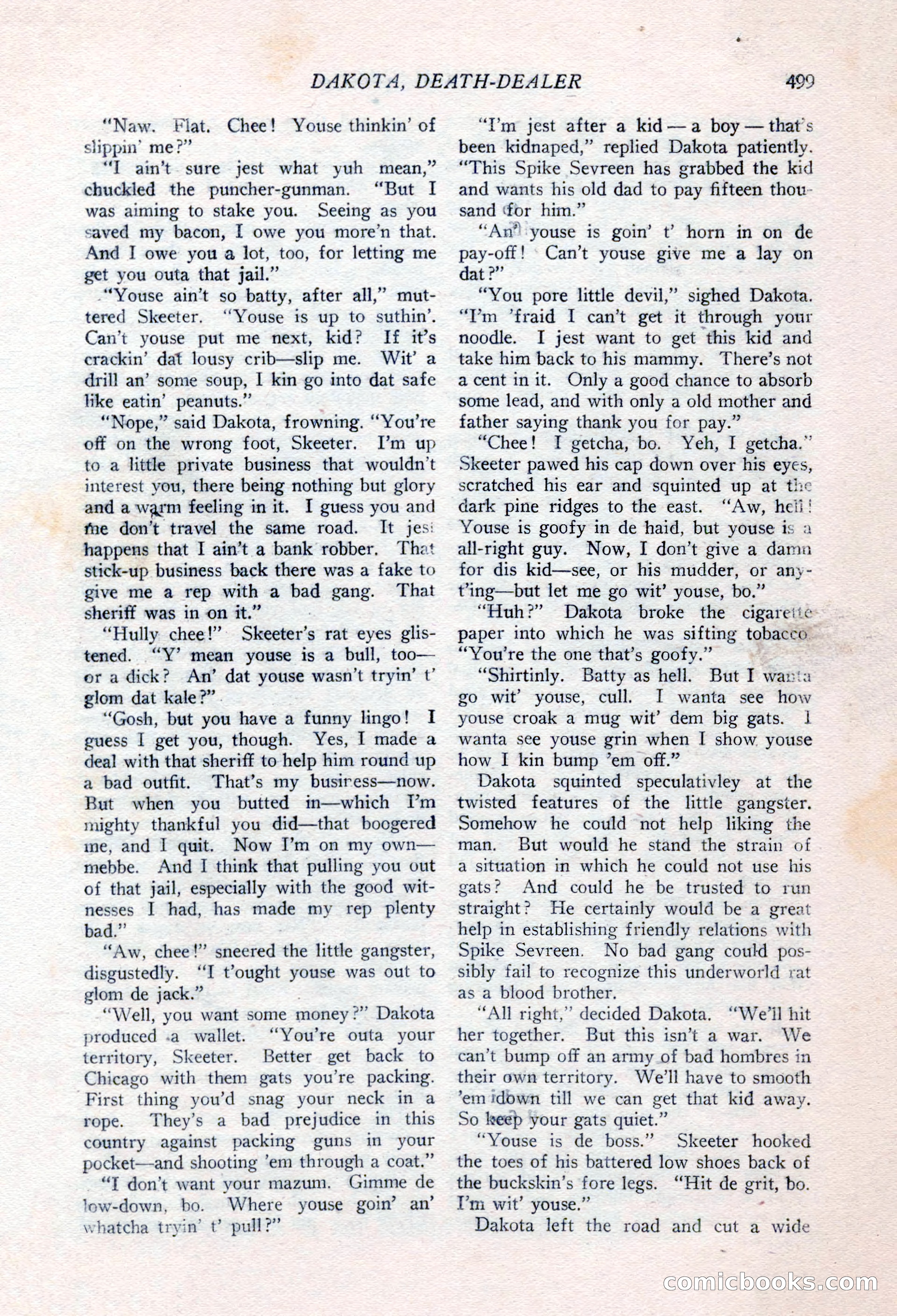 Ace-High Magazine, Second October Number — page 21 of 164