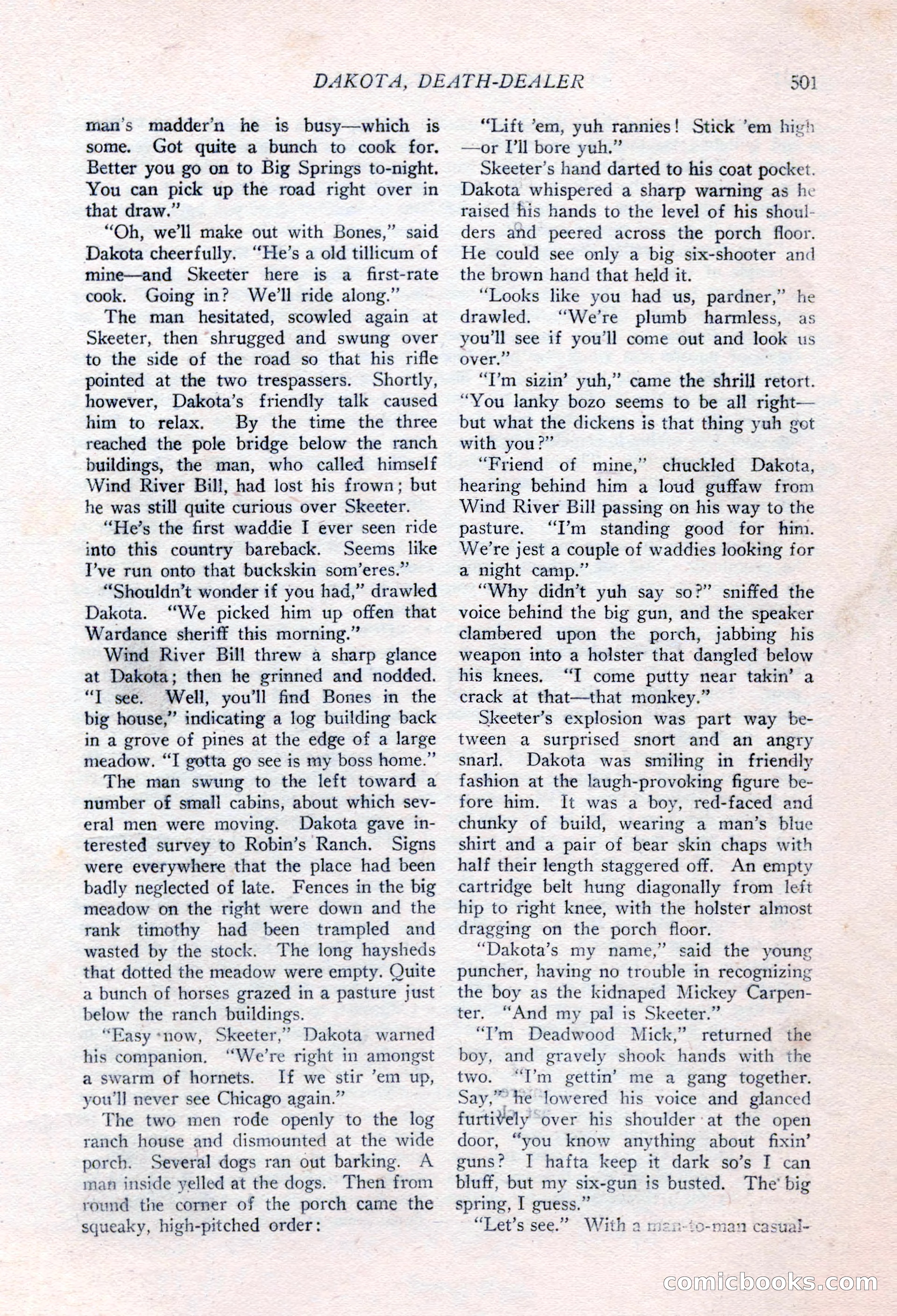 Ace-High Magazine, Second October Number — page 23 of 164