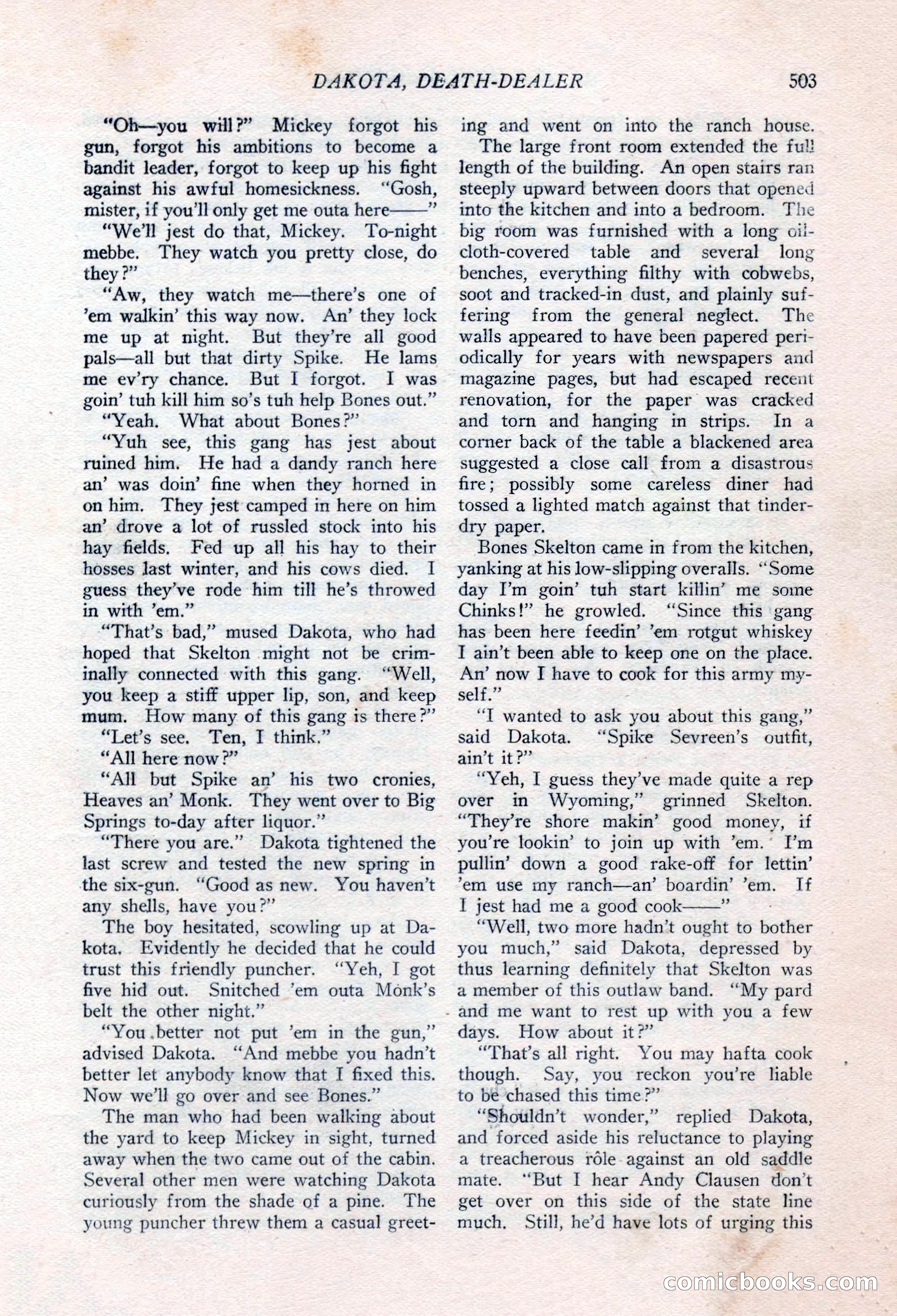 Ace-High Magazine, Second October Number — page 25 of 164