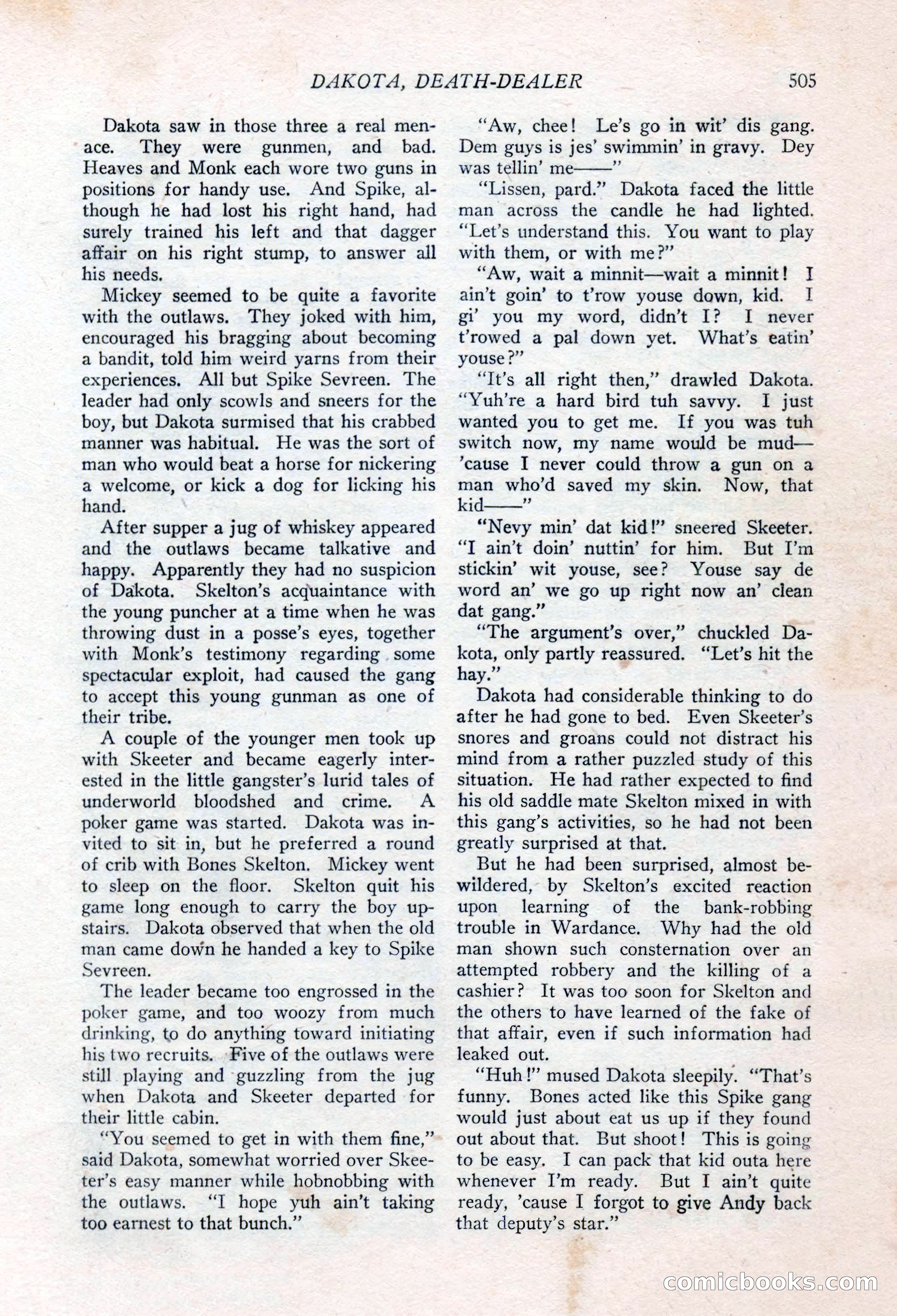 Ace-High Magazine, Second October Number — page 27 of 164