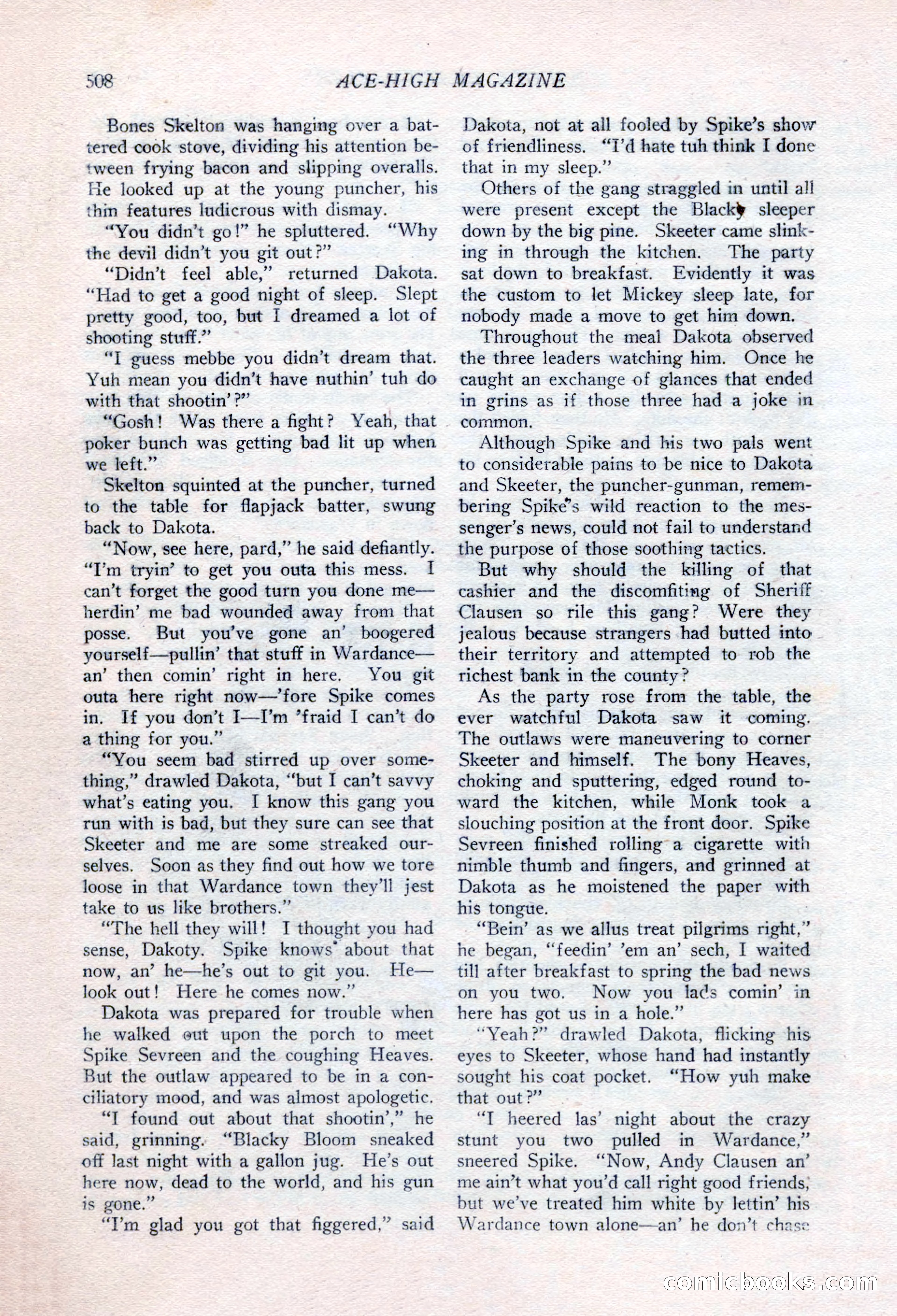 Ace-High Magazine, Second October Number — page 30 of 164