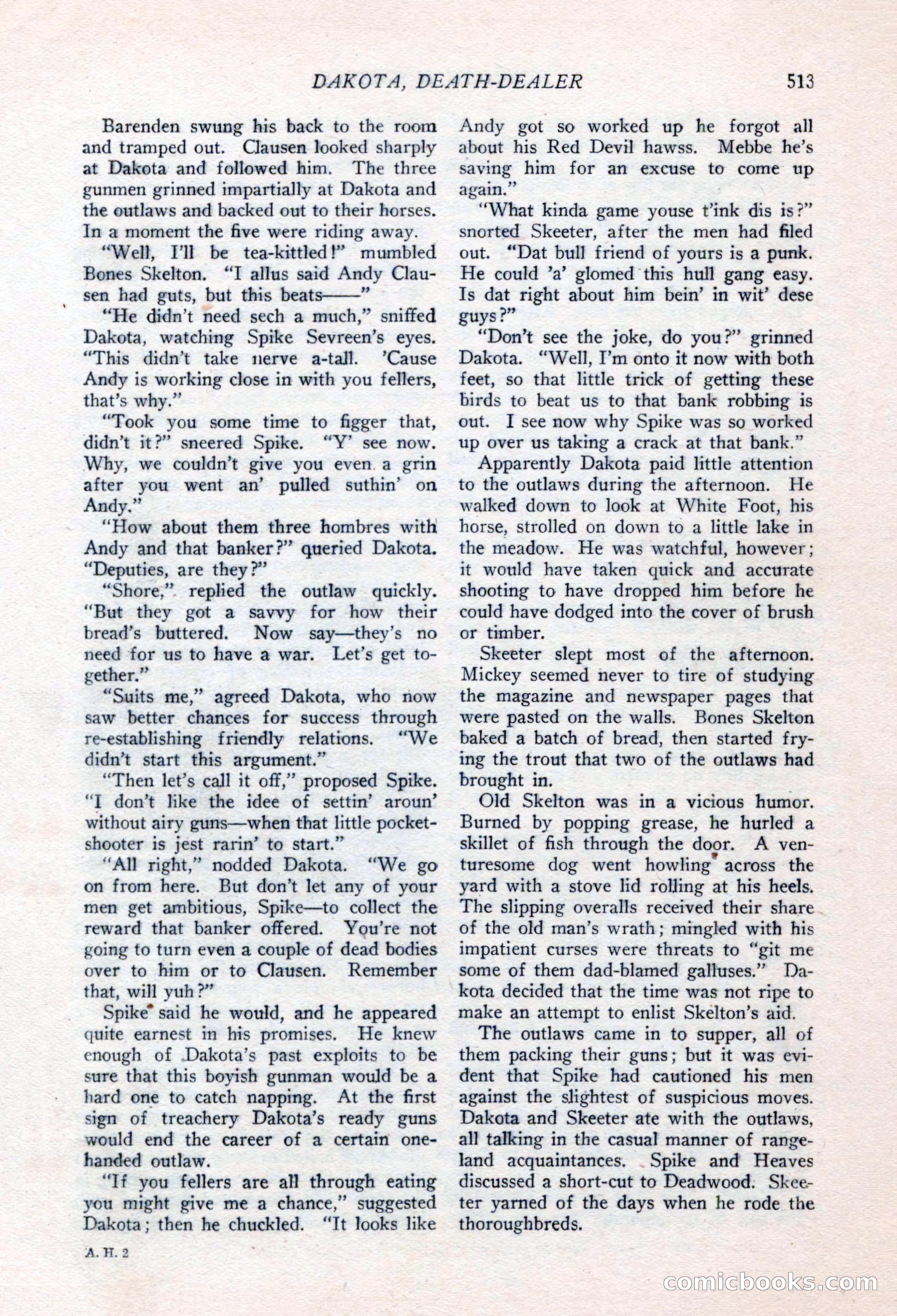 Ace-High Magazine, Second October Number — page 35 of 164