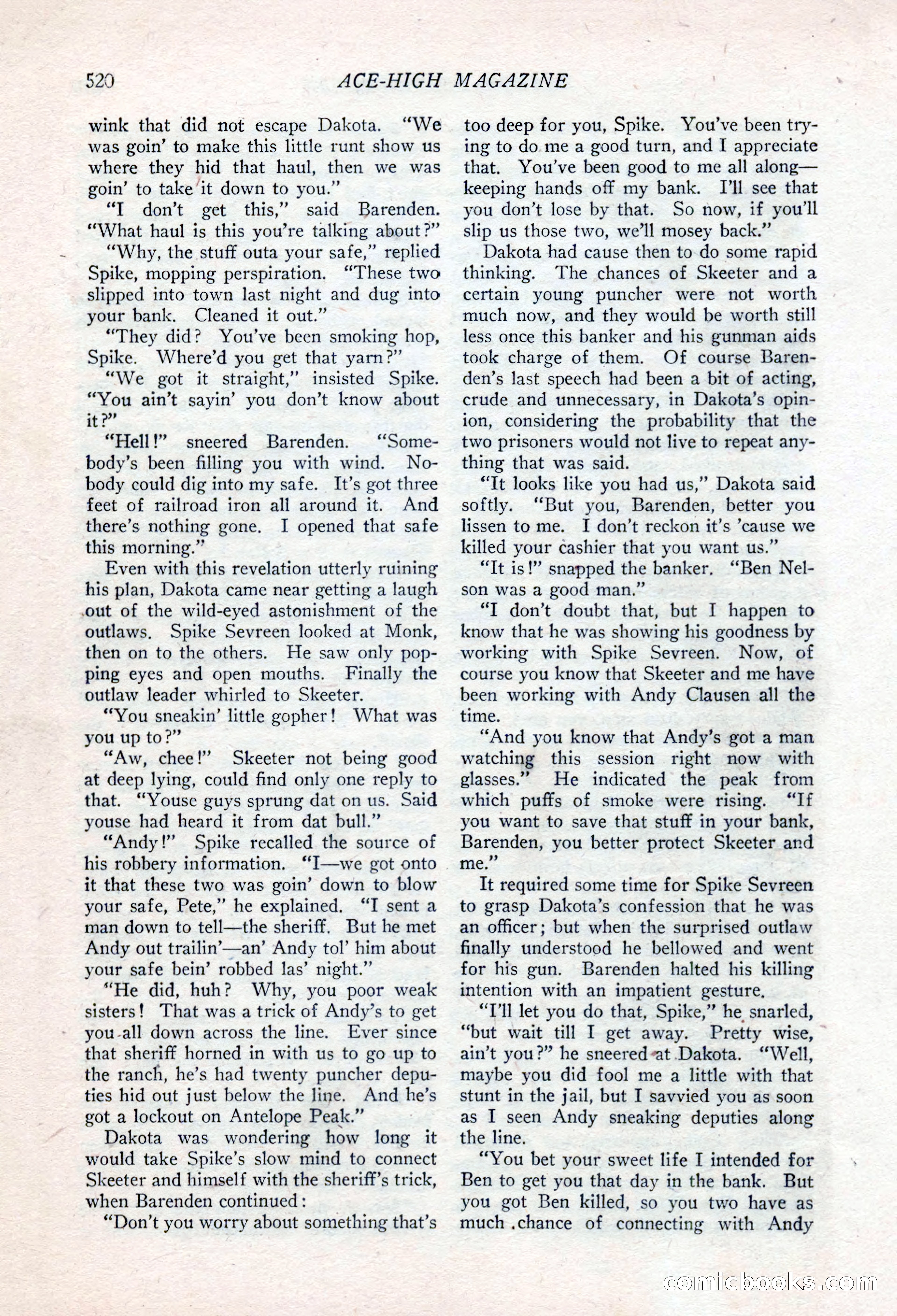 Ace-High Magazine, Second October Number — page 42 of 164