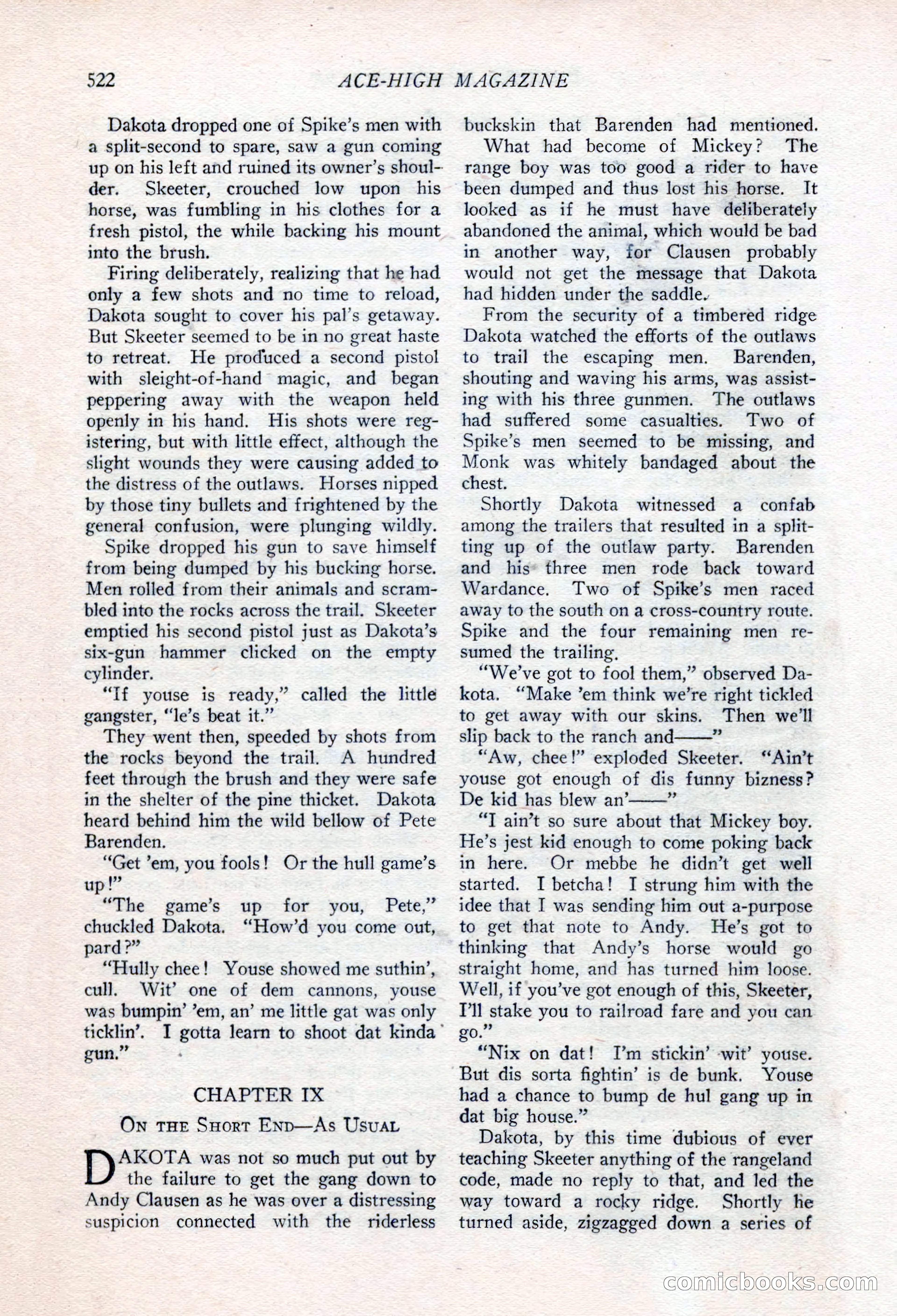 Ace-High Magazine, Second October Number — page 44 of 164