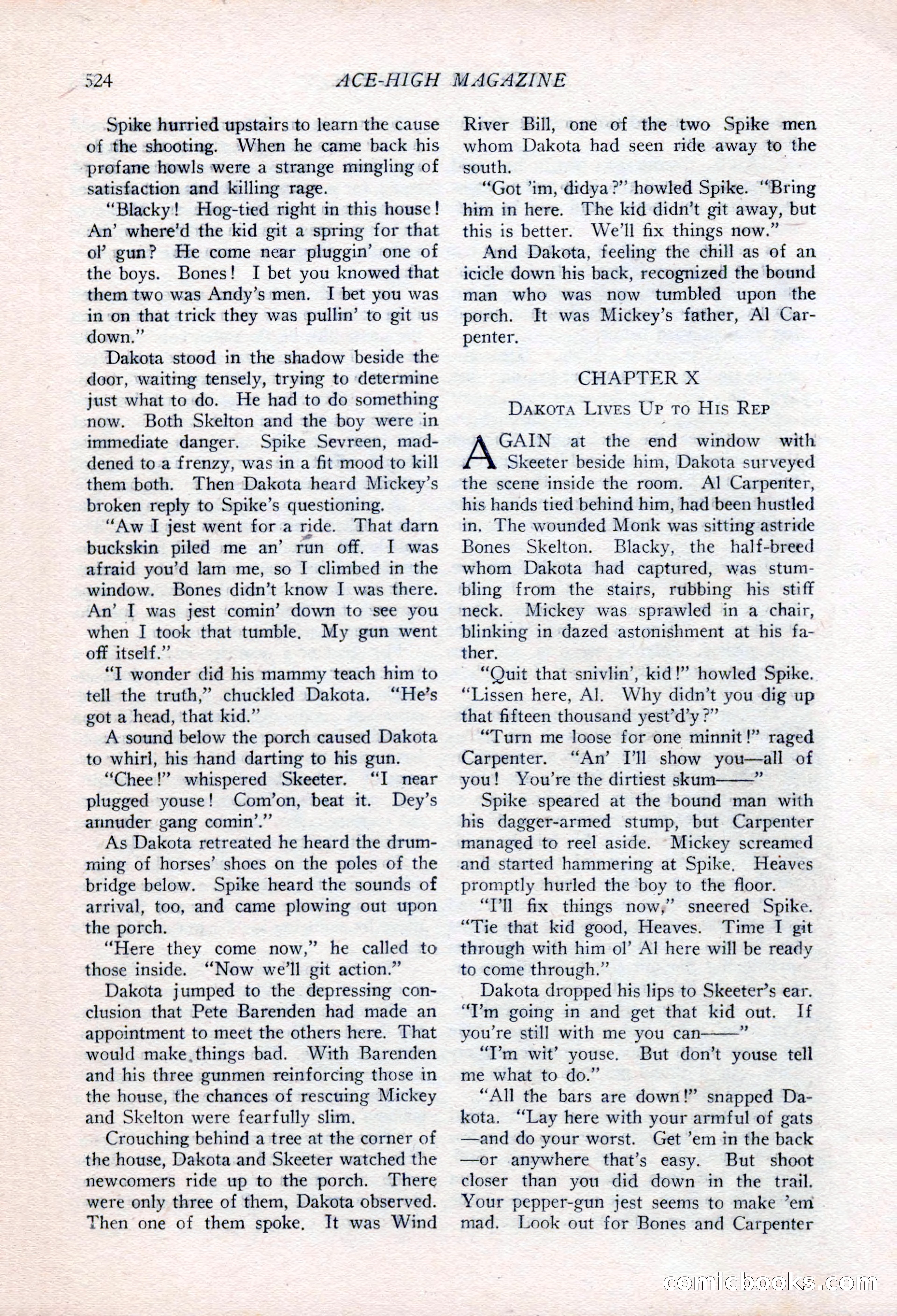 Ace-High Magazine, Second October Number — page 46 of 164