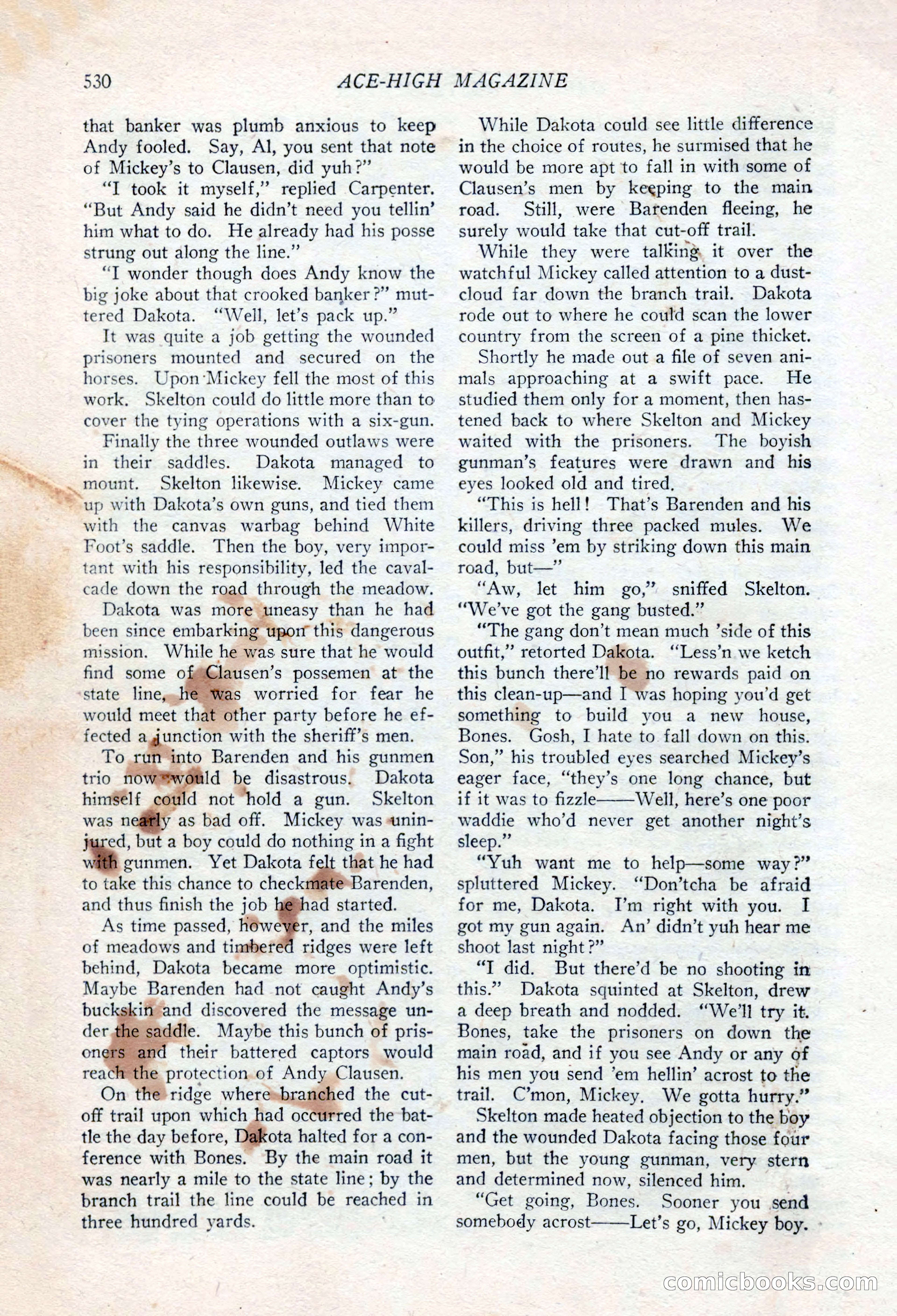 Ace-High Magazine, Second October Number — page 52 of 164