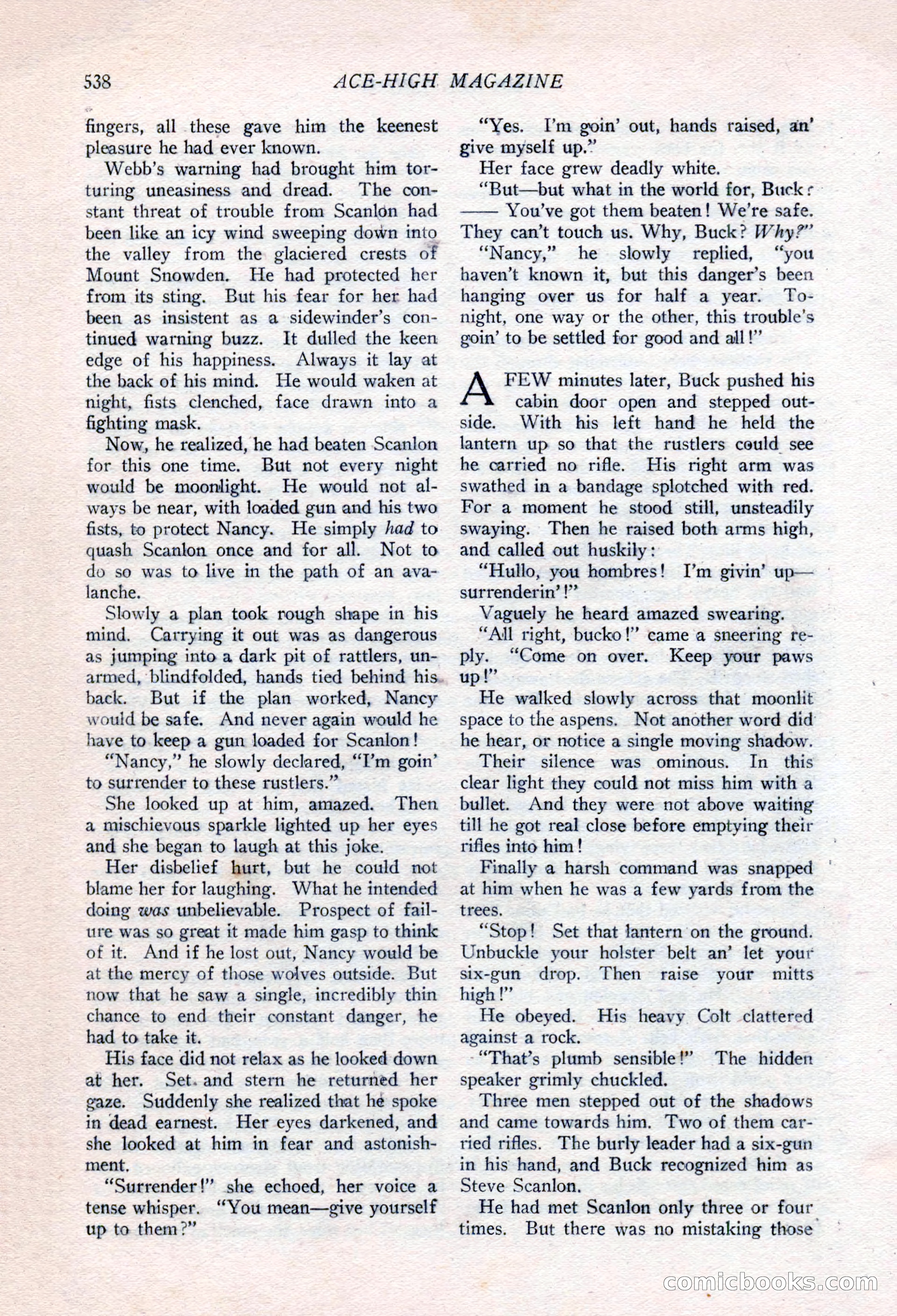 Ace-High Magazine, Second October Number — page 60 of 164
