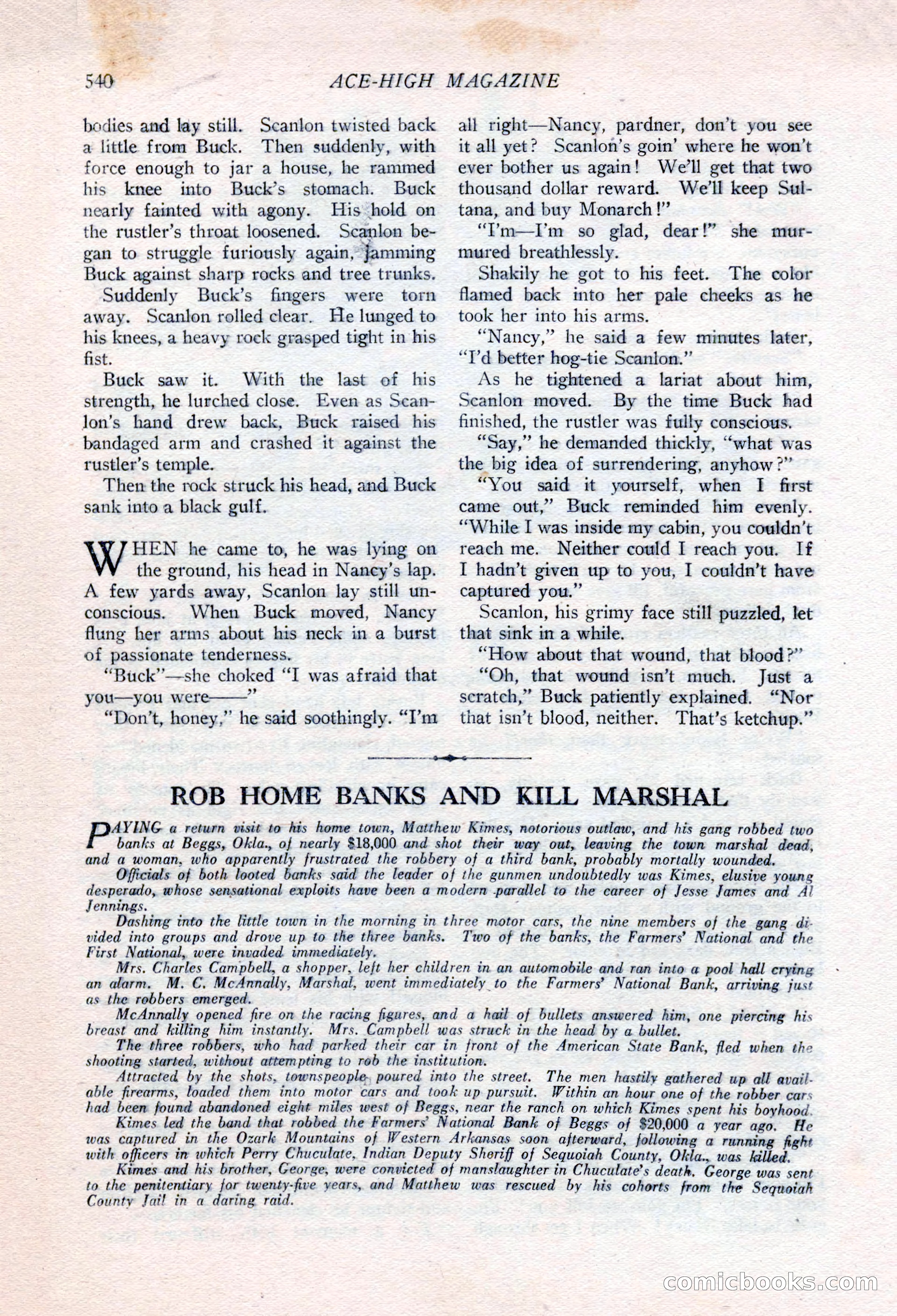 Ace-High Magazine, Second October Number — page 62 of 164