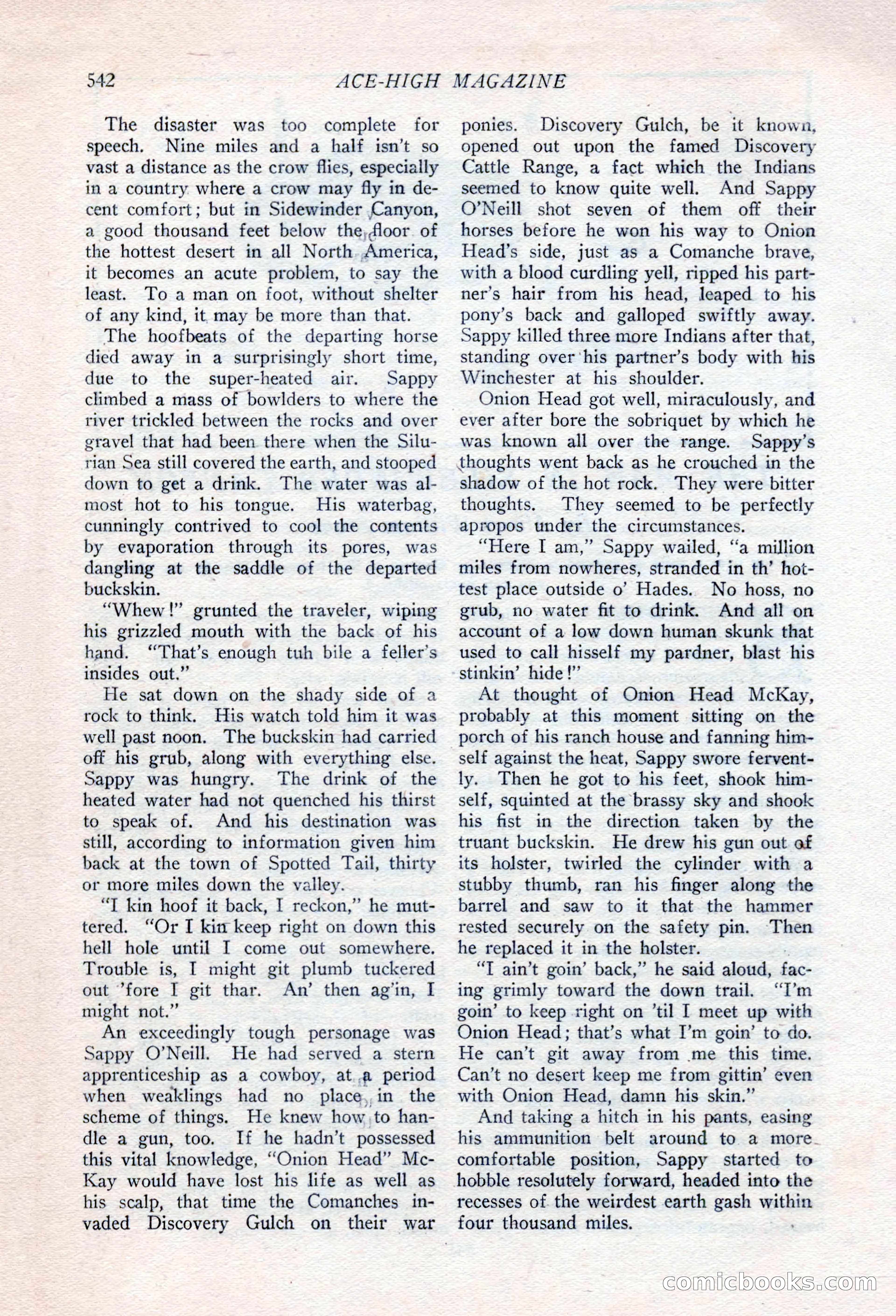 Ace-High Magazine, Second October Number — page 64 of 164