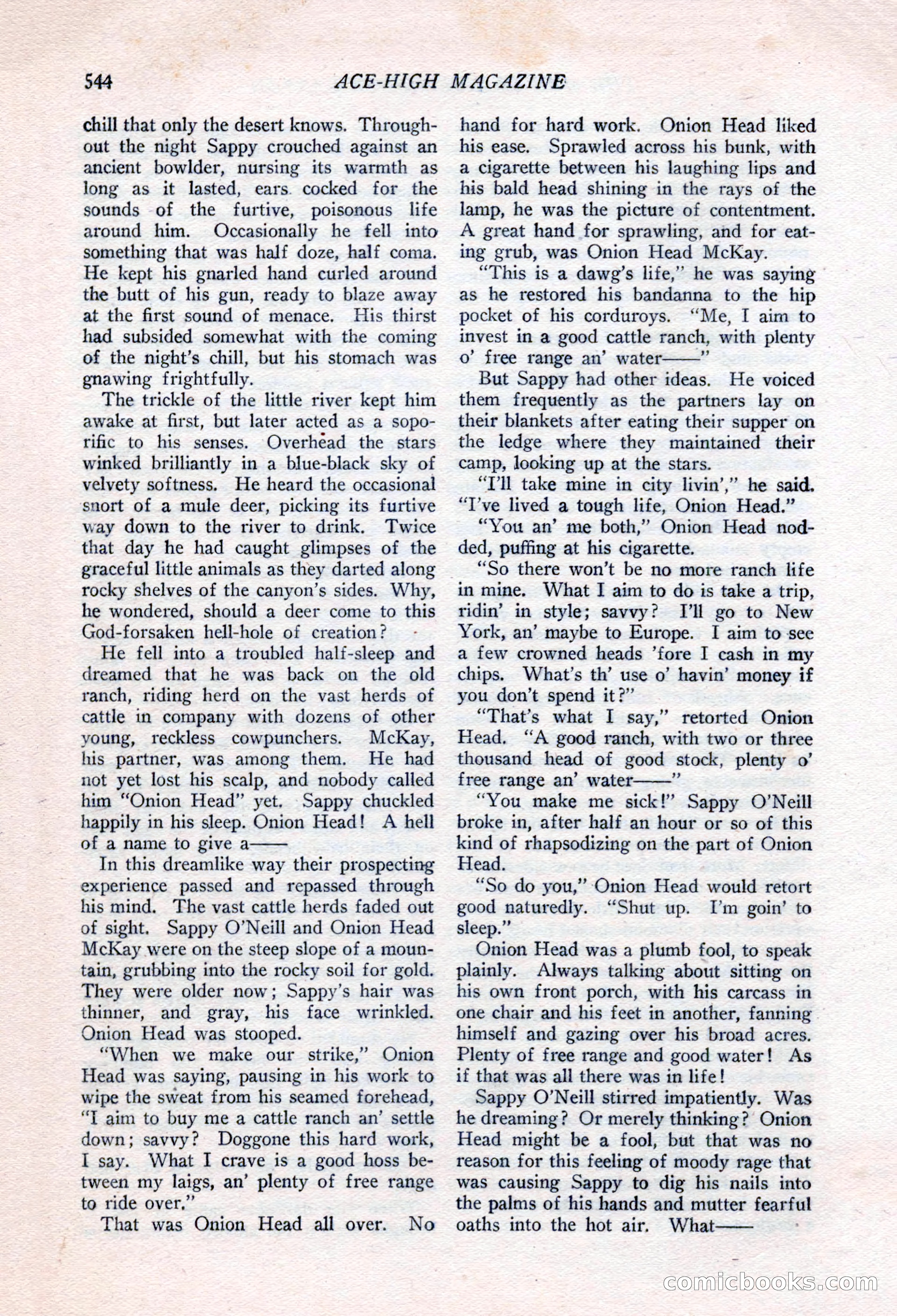 Ace-High Magazine, Second October Number — page 66 of 164
