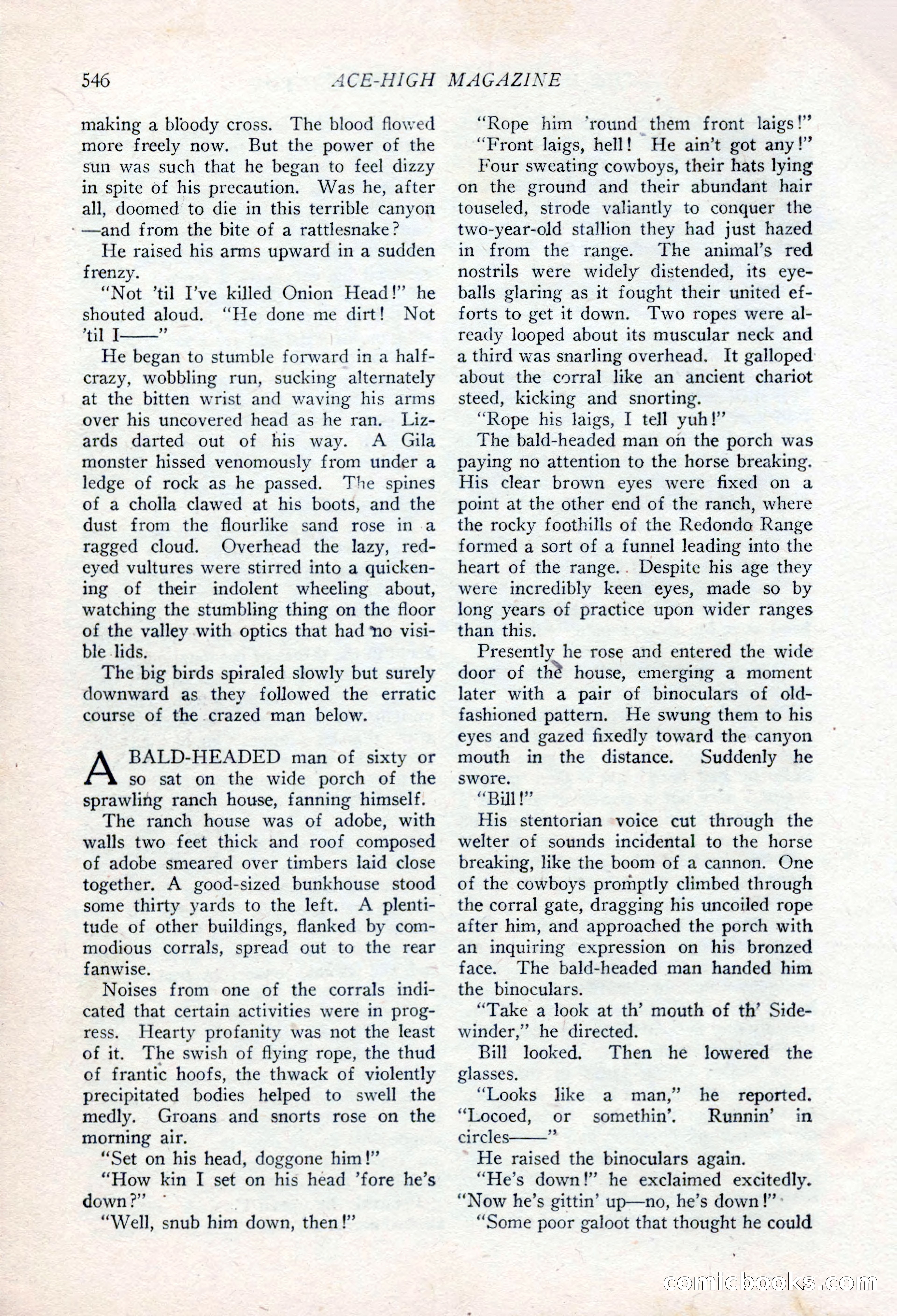 Ace-High Magazine, Second October Number — page 68 of 164