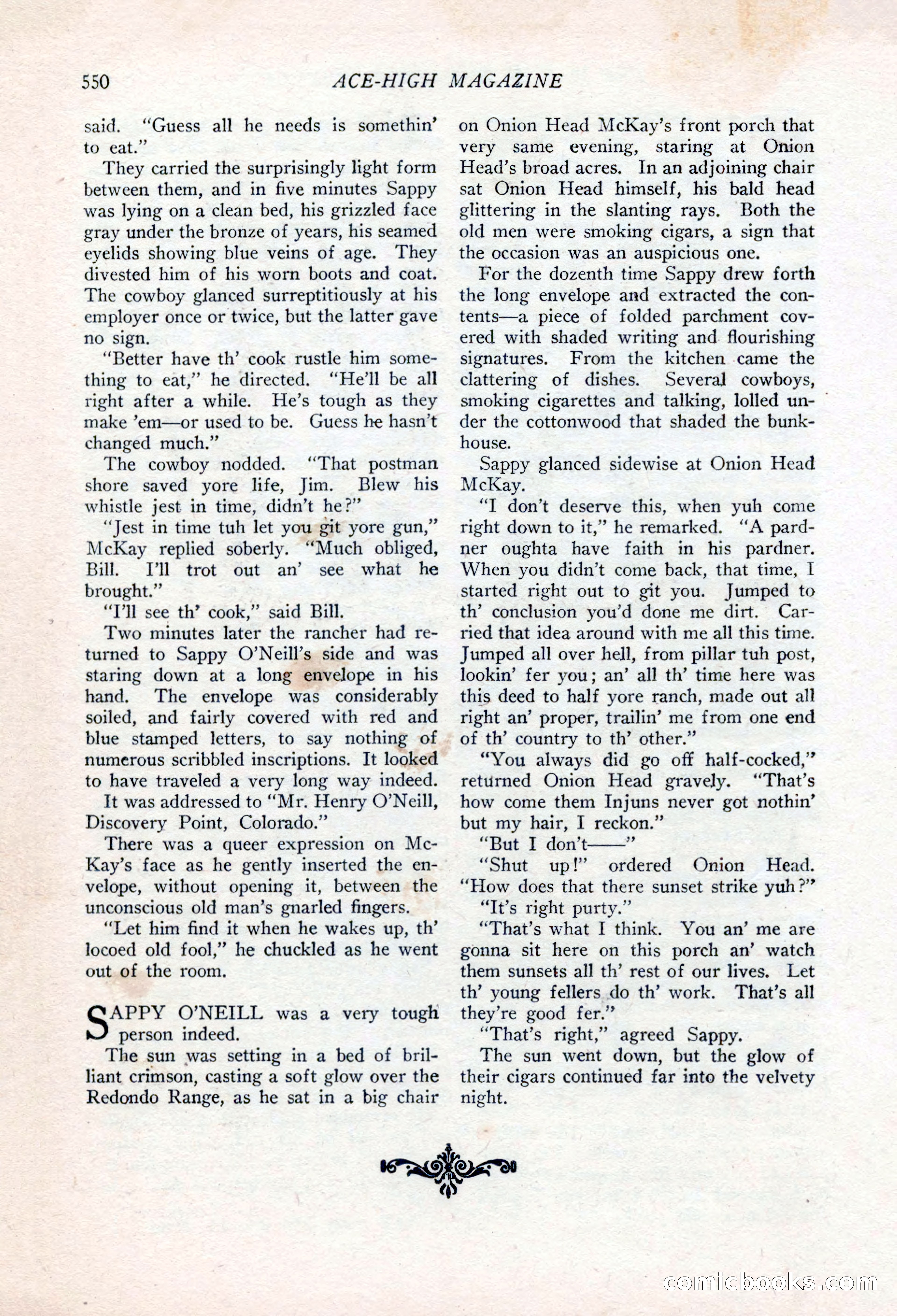 Ace-High Magazine, Second October Number — page 72 of 164