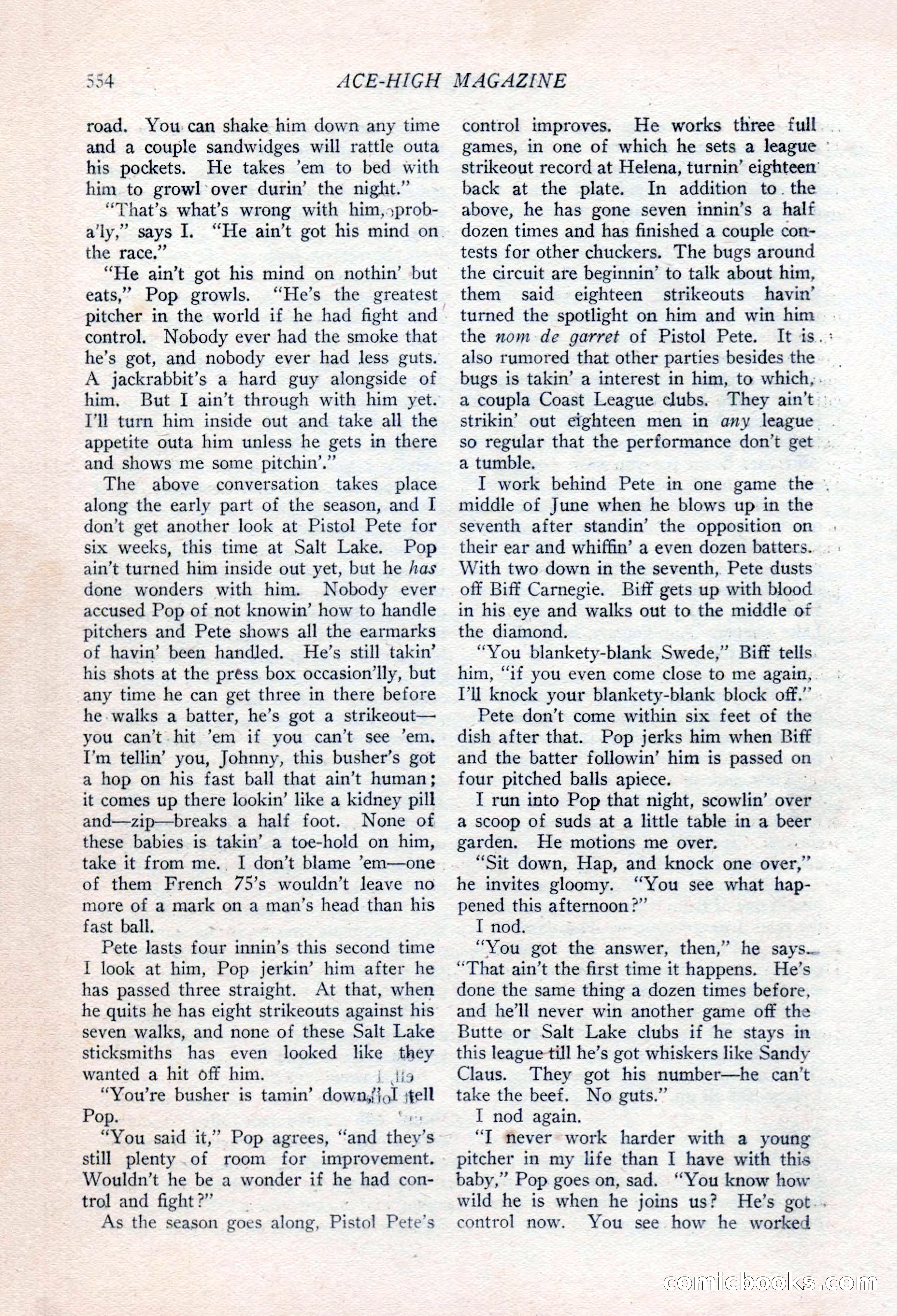 Ace-High Magazine, Second October Number — page 76 of 164