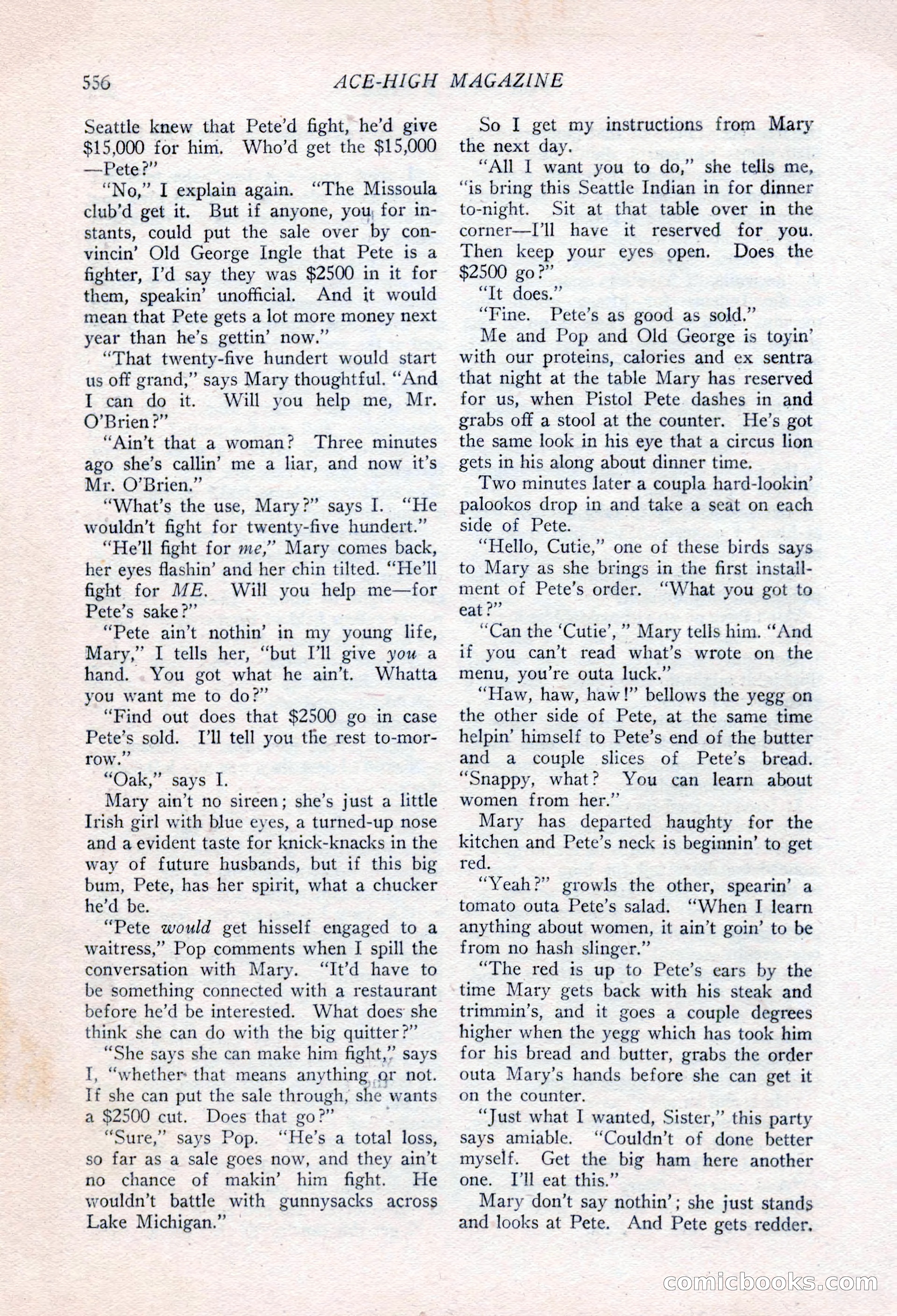 Ace-High Magazine, Second October Number — page 78 of 164