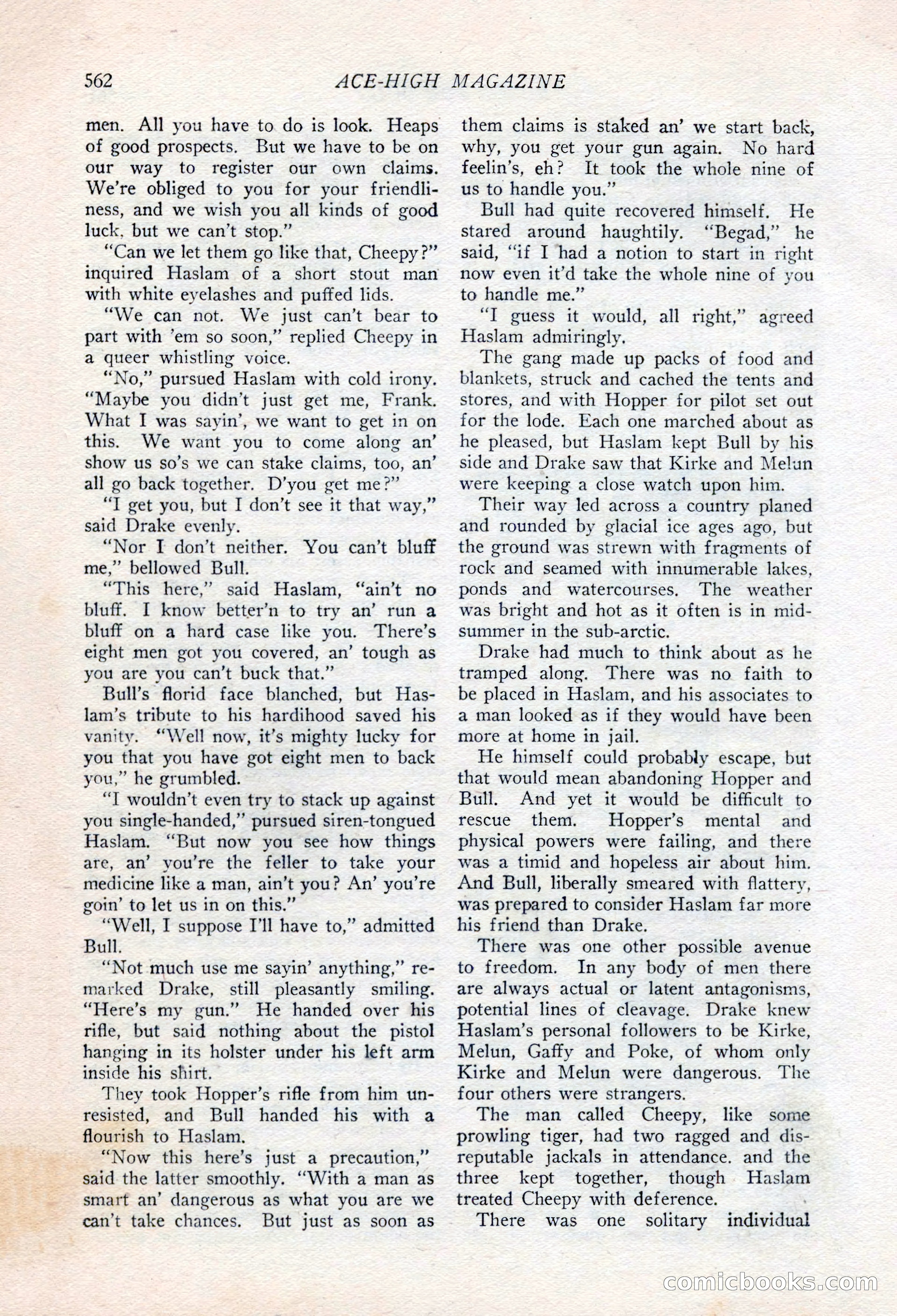 Ace-High Magazine, Second October Number — page 84 of 164