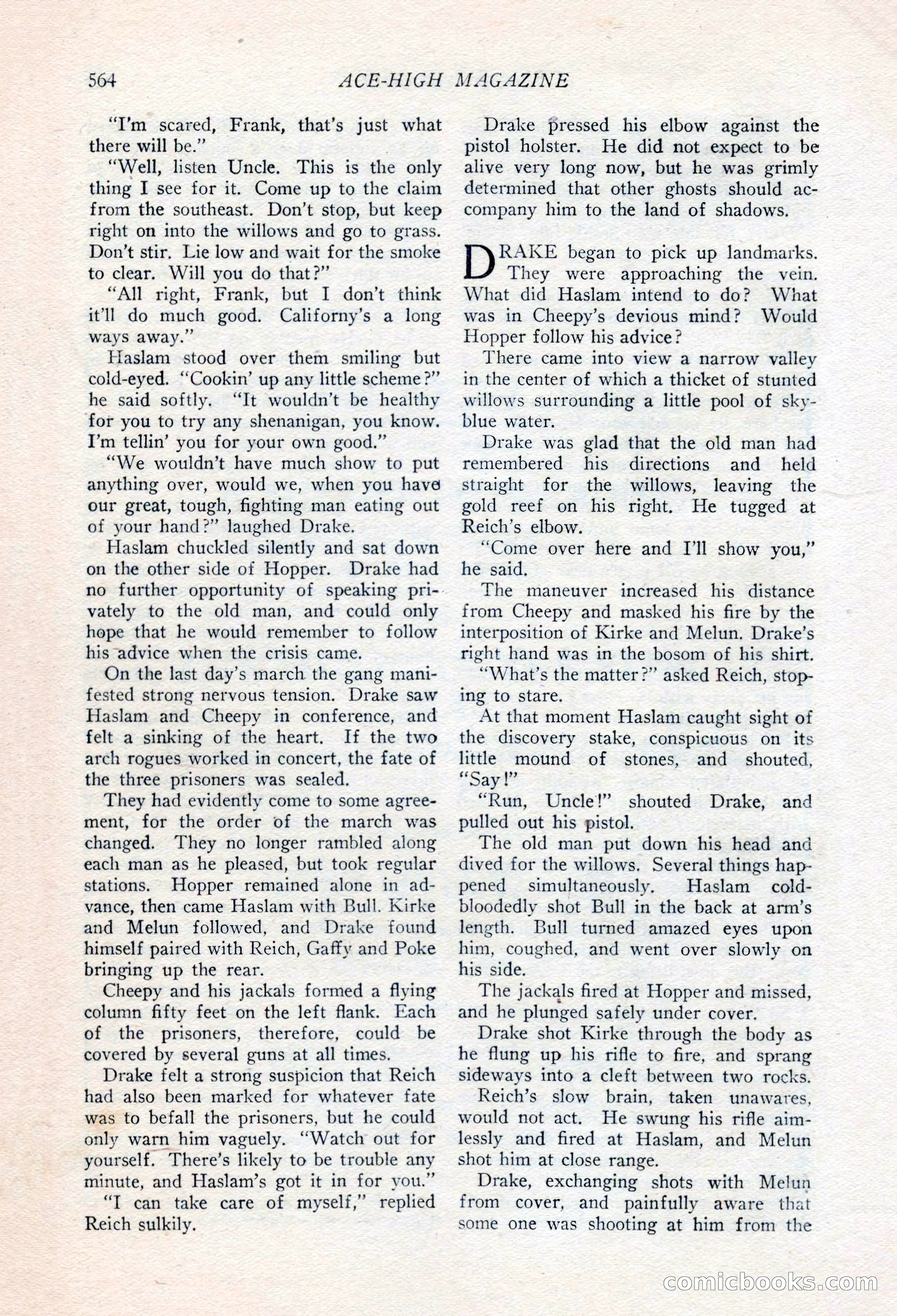 Ace-High Magazine, Second October Number — page 86 of 164