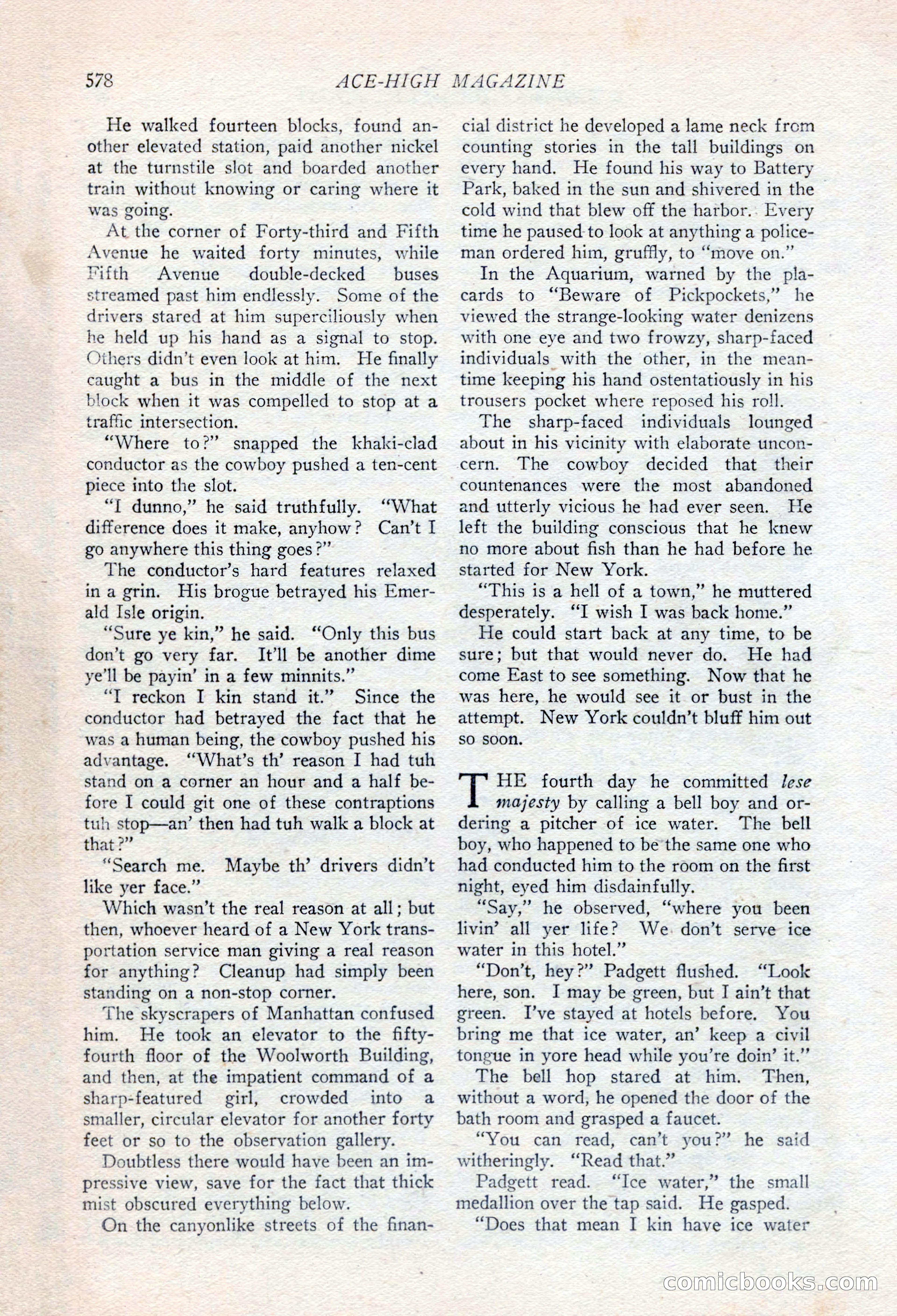Ace-High Magazine, Second October Number — page 100 of 164