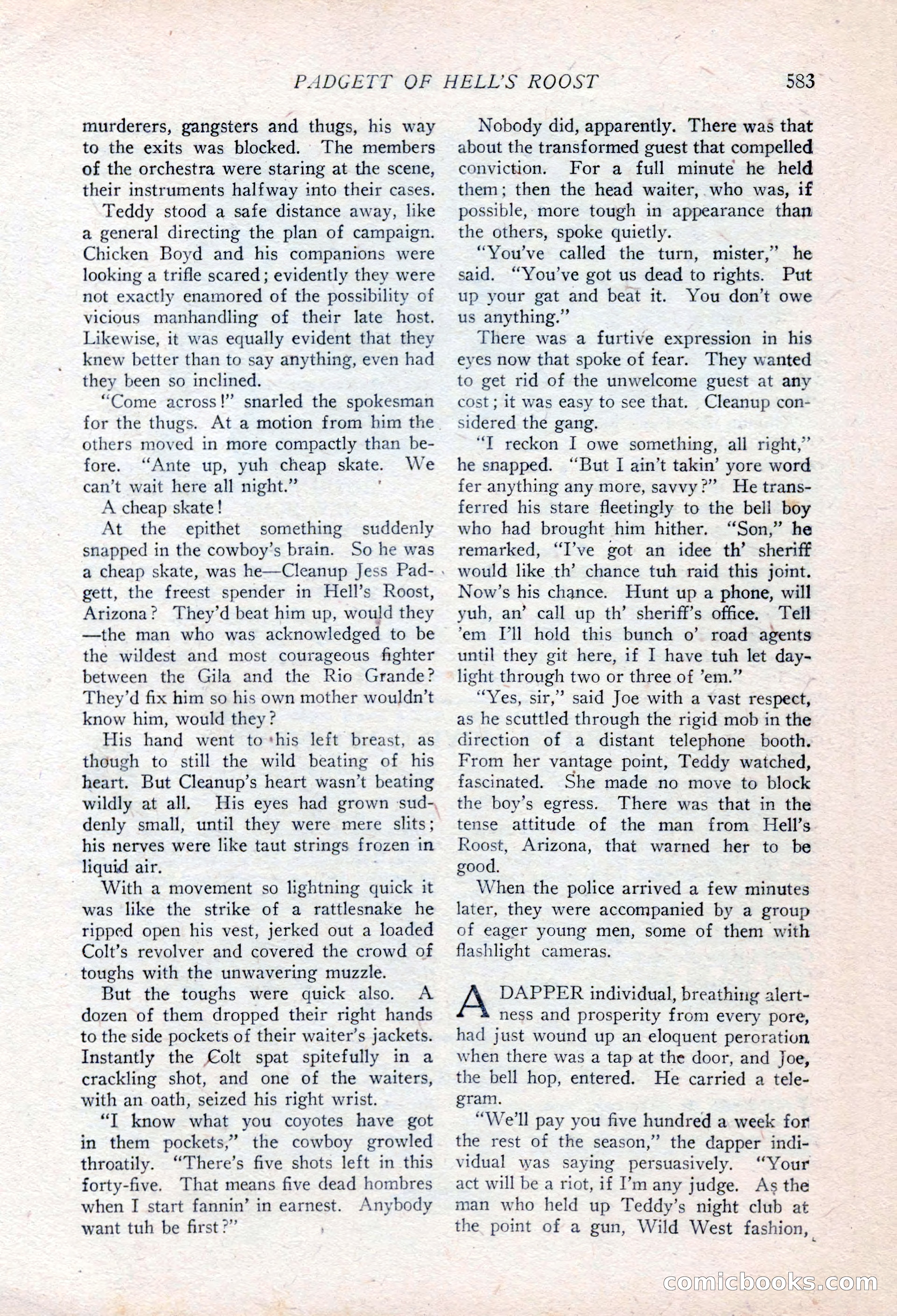 Ace-High Magazine, Second October Number — page 105 of 164