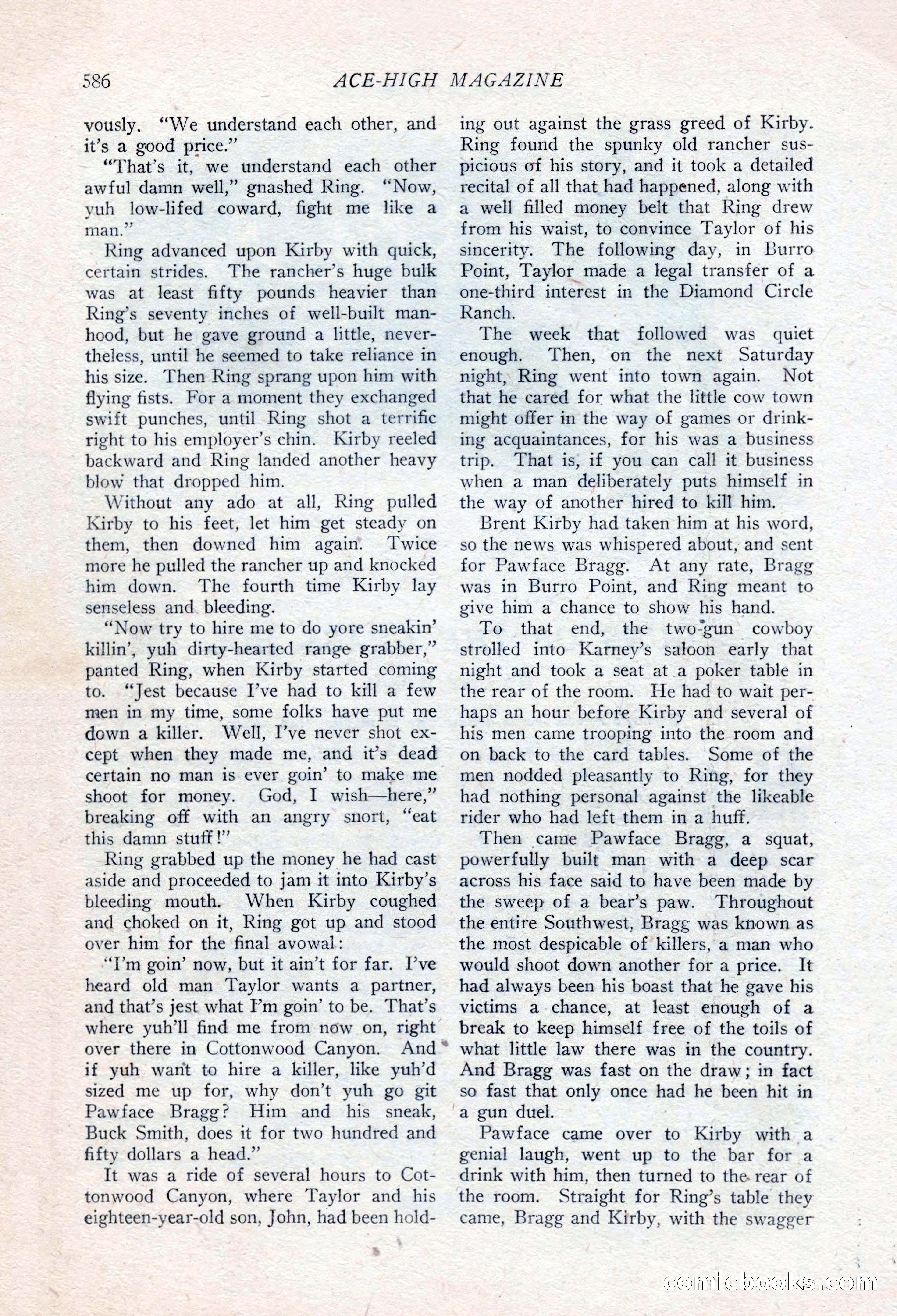 Ace-High Magazine, Second October Number — page 108 of 164
