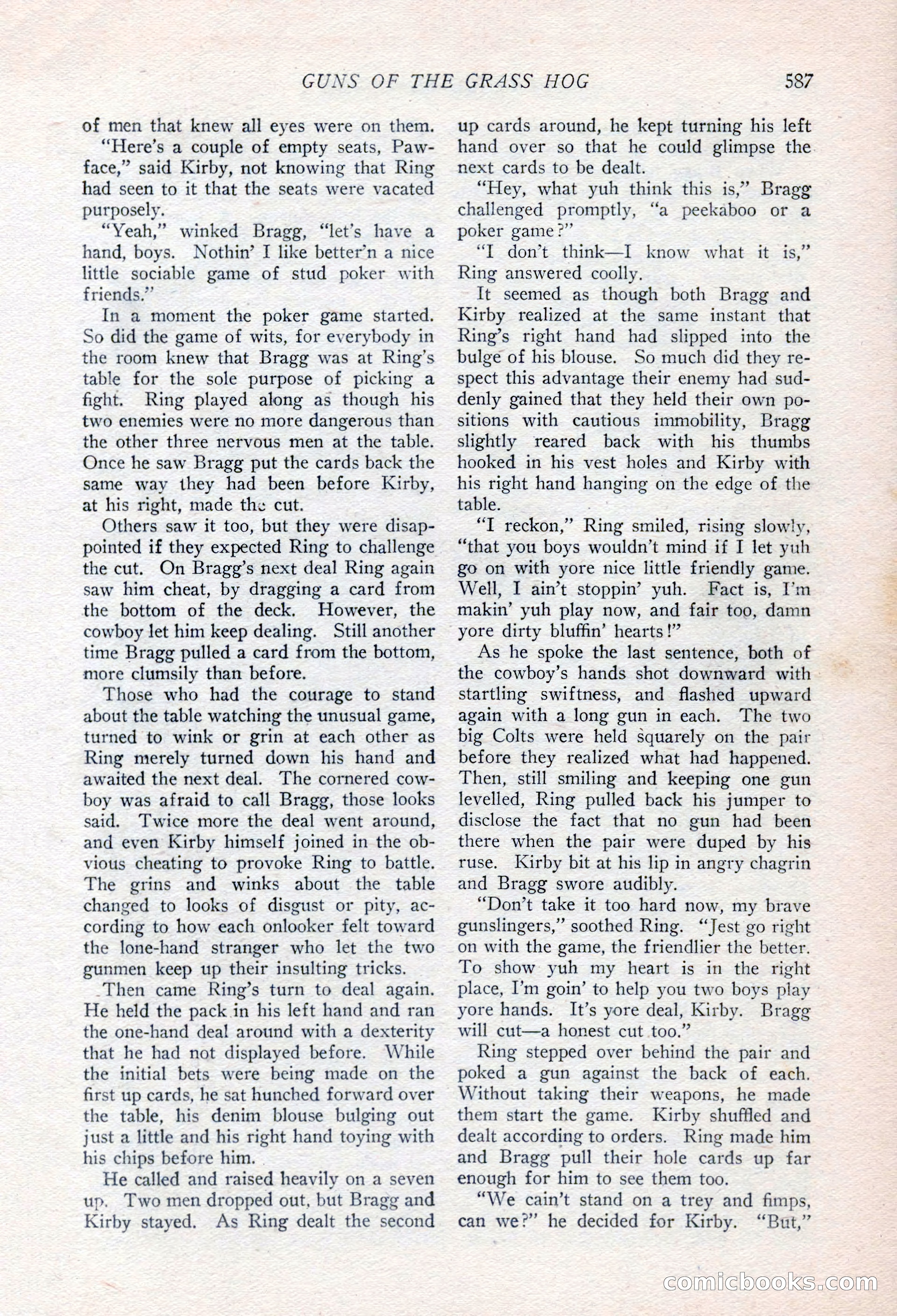 Ace-High Magazine, Second October Number — page 109 of 164