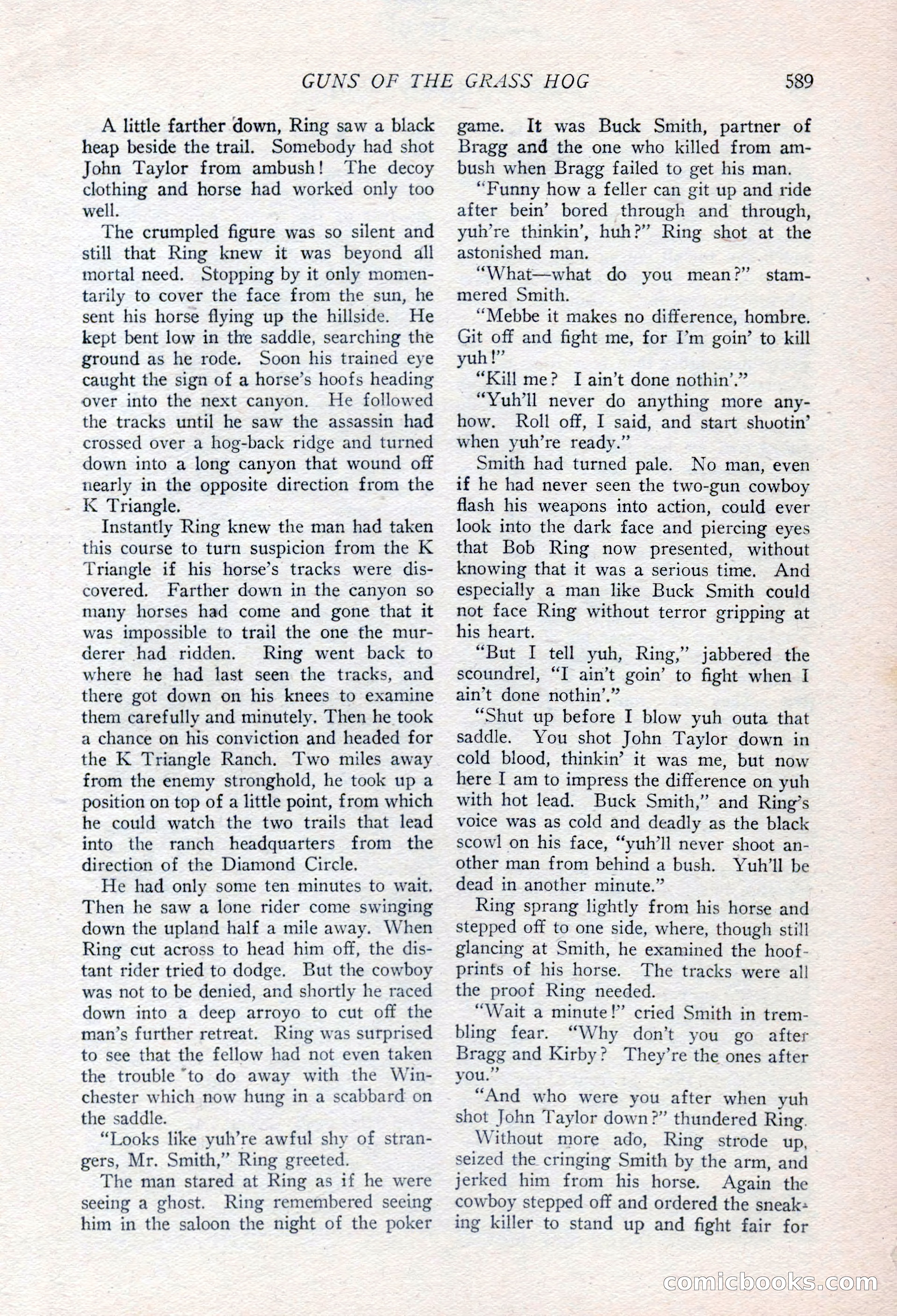 Ace-High Magazine, Second October Number — page 111 of 164