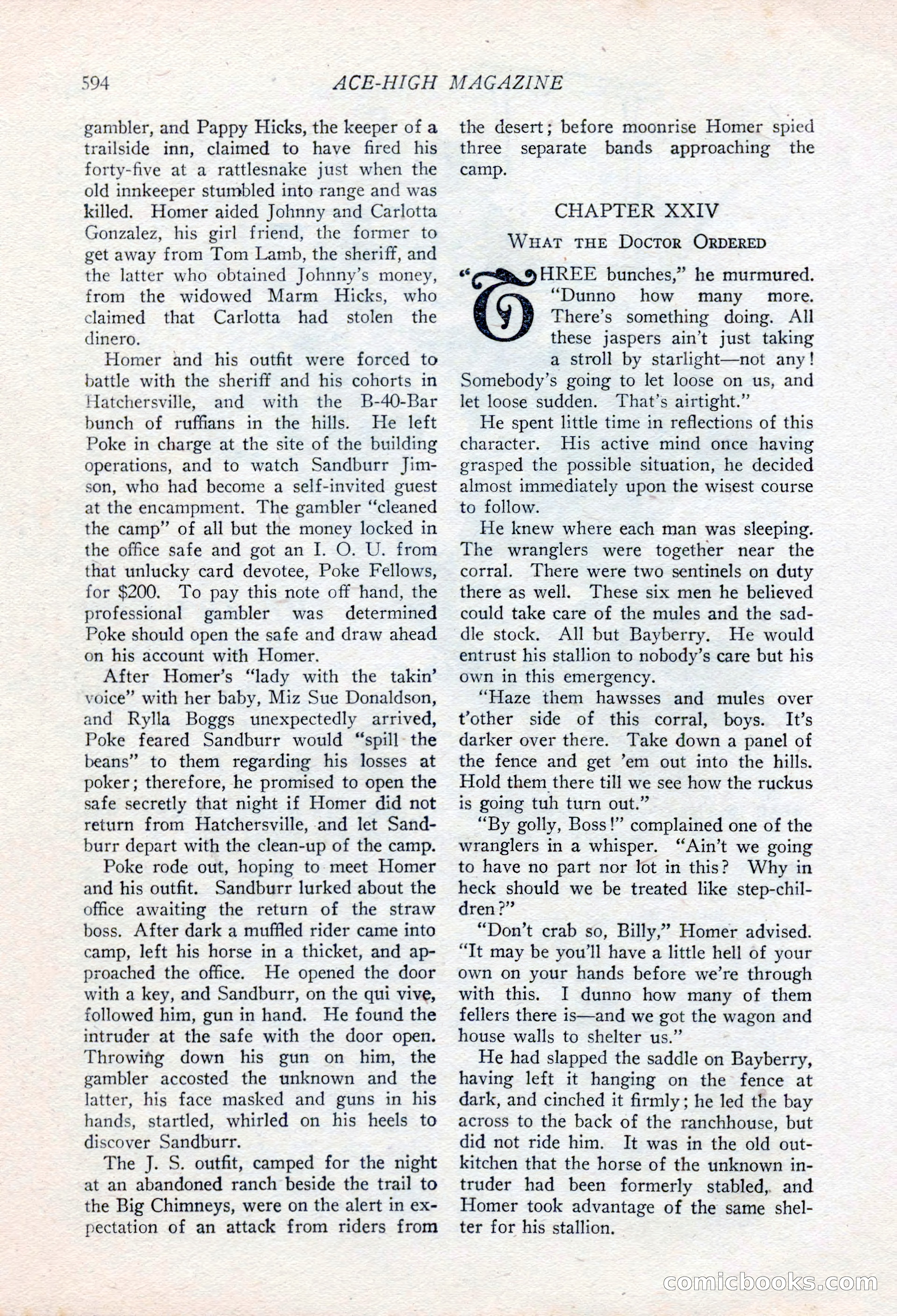 Ace-High Magazine, Second October Number — page 116 of 164