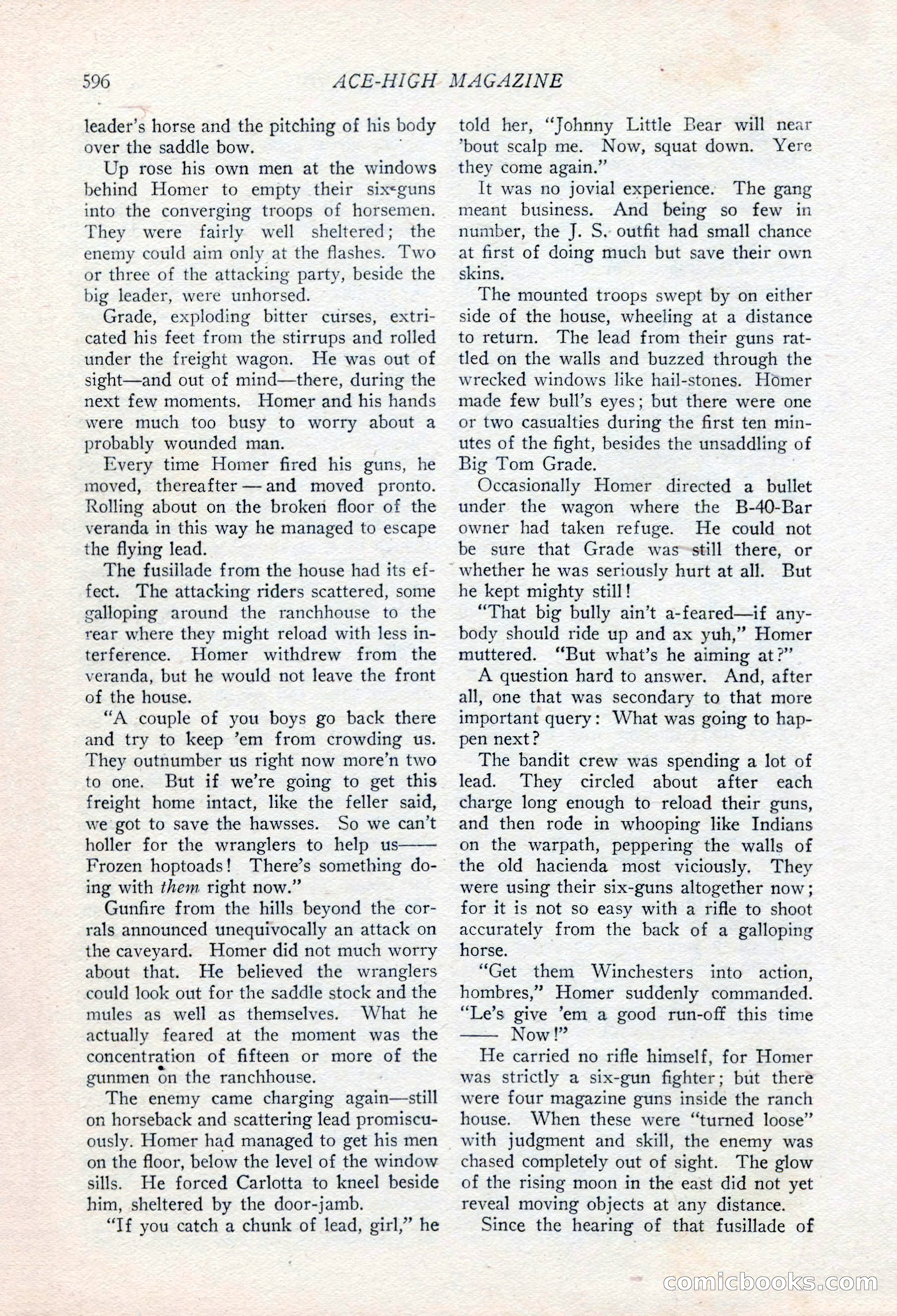 Ace-High Magazine, Second October Number — page 118 of 164