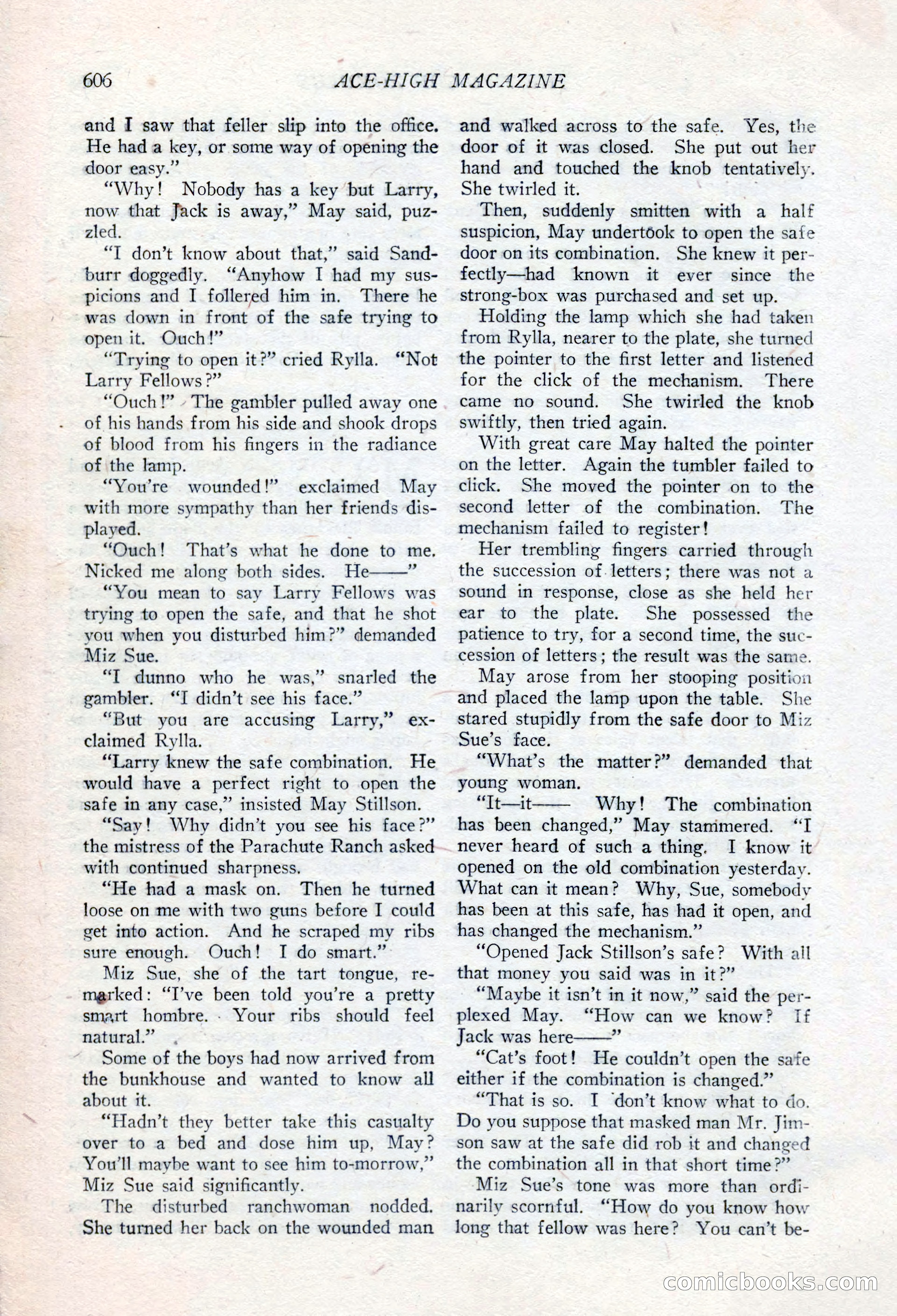 Ace-High Magazine, Second October Number — page 128 of 164