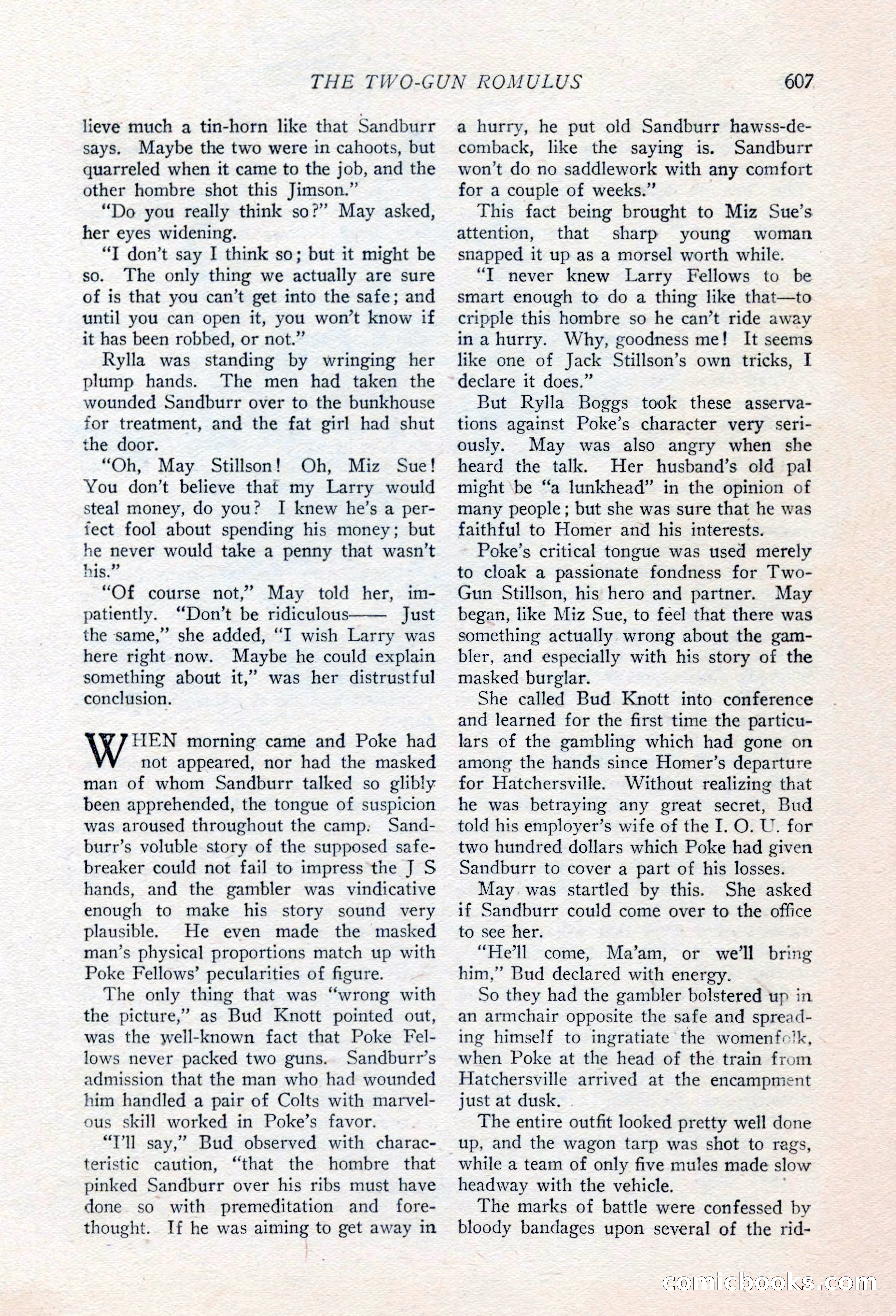 Ace-High Magazine, Second October Number — page 129 of 164