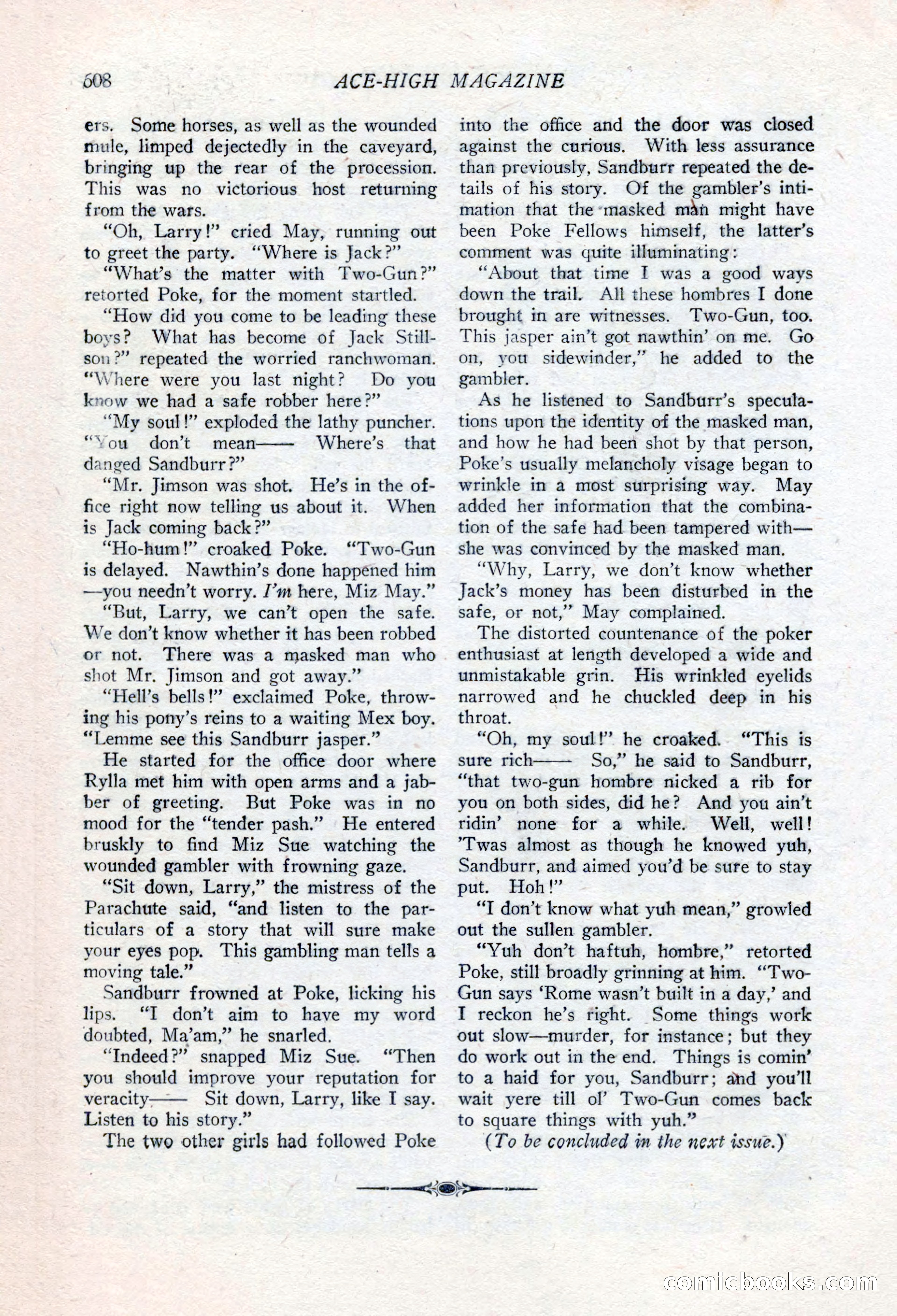 Ace-High Magazine, Second October Number — page 130 of 164