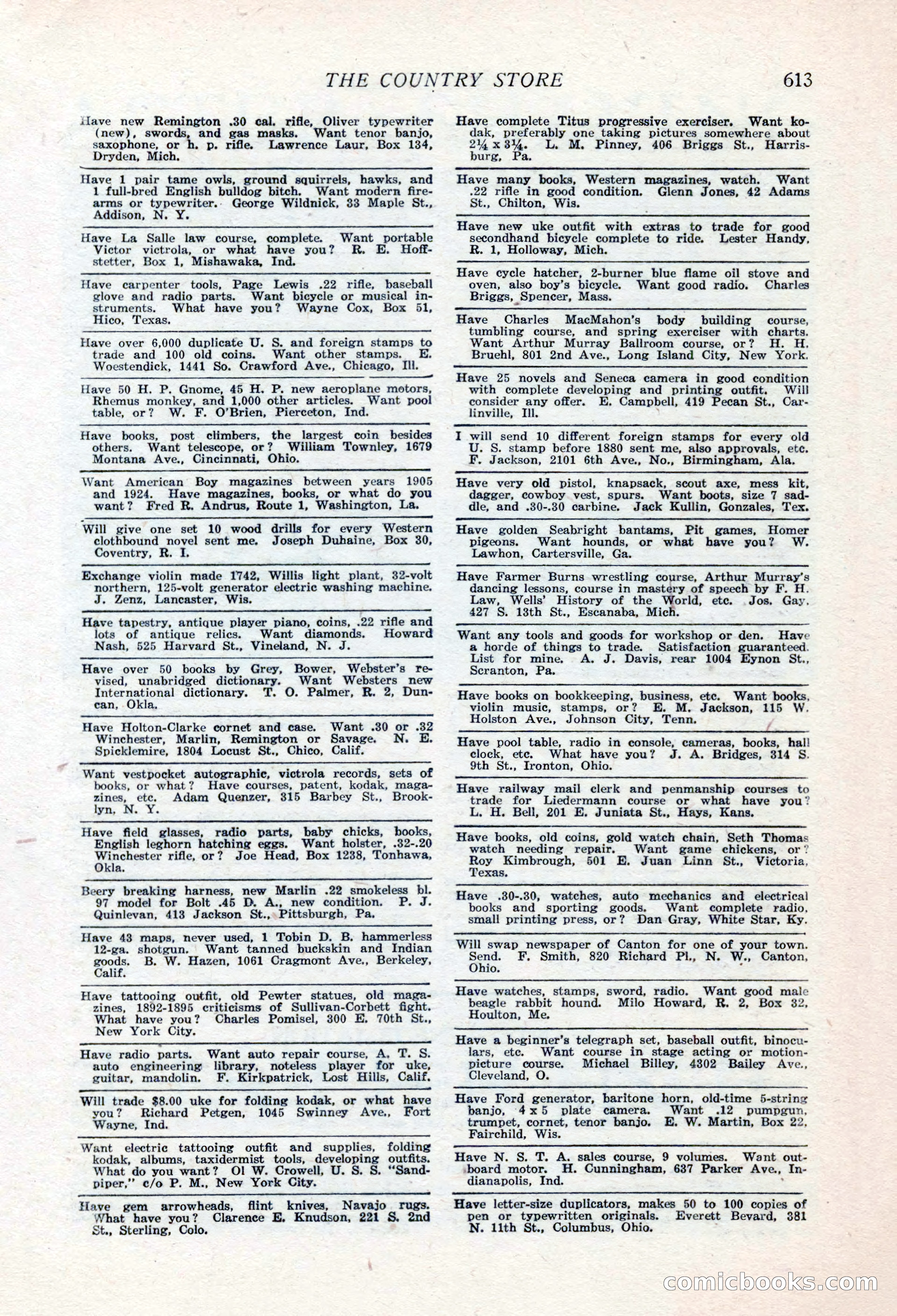 Ace-High Magazine, Second October Number — page 135 of 164