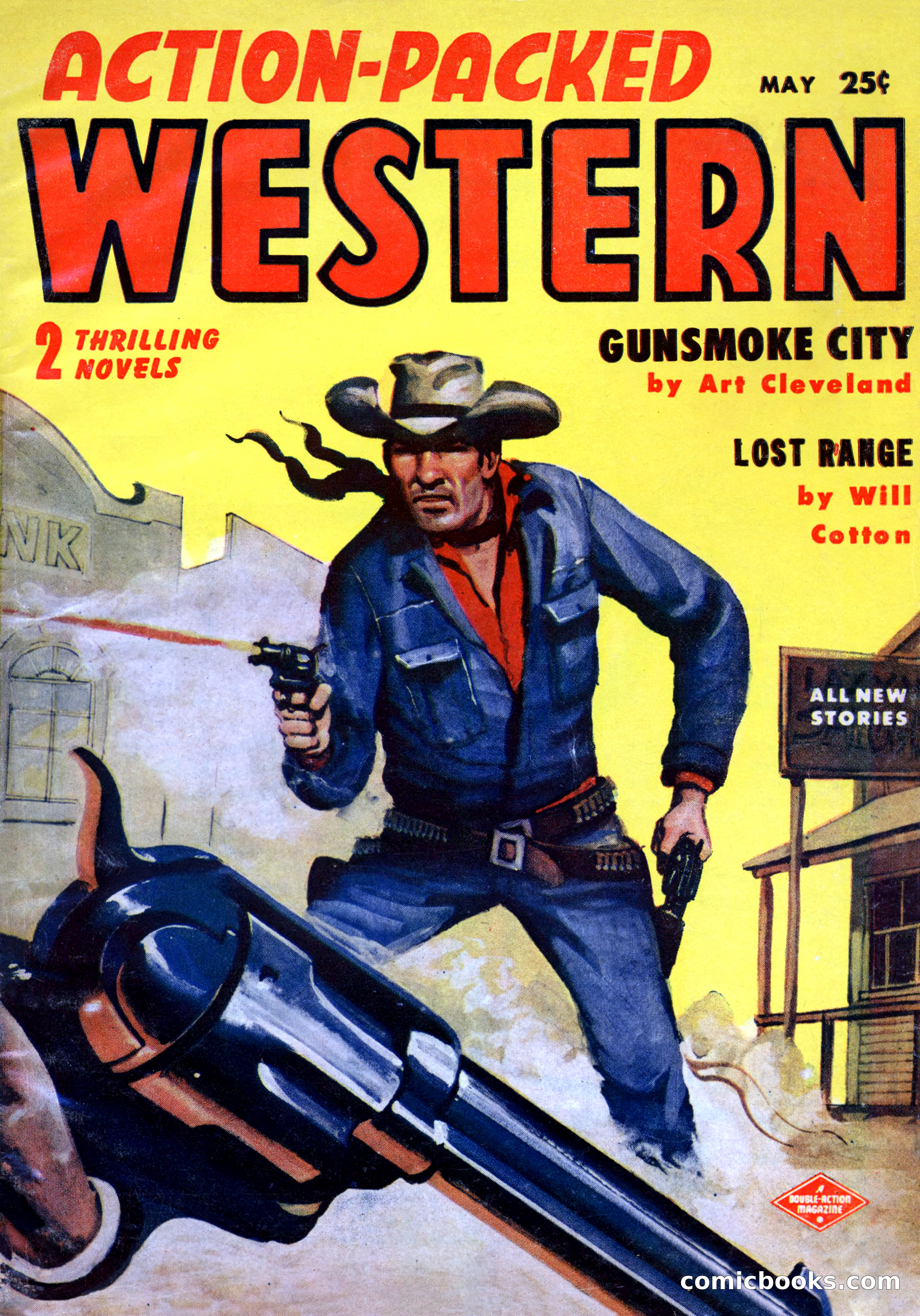 Action-Packed Western, May 1957