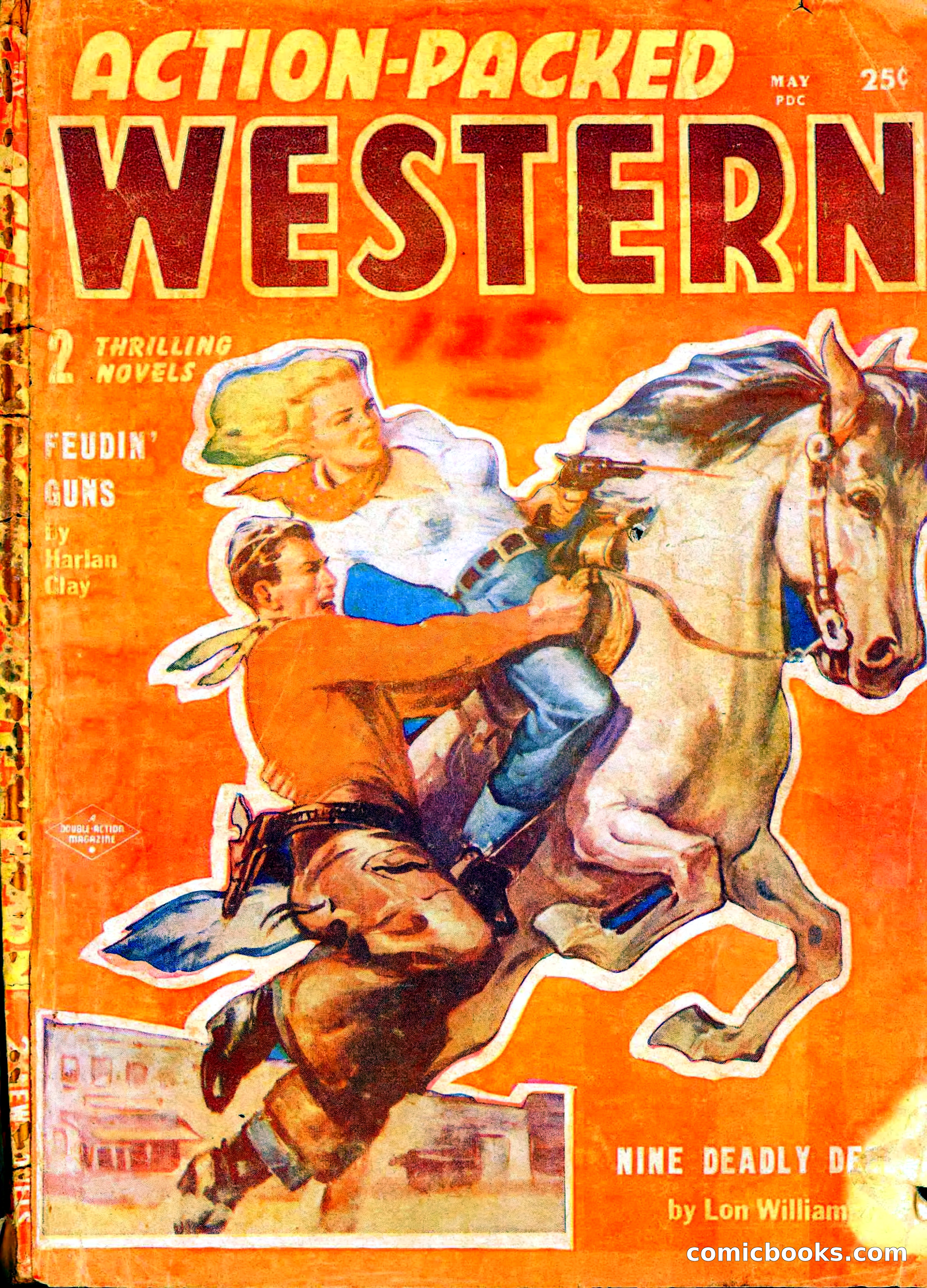 Action-Packed Western, May 1958