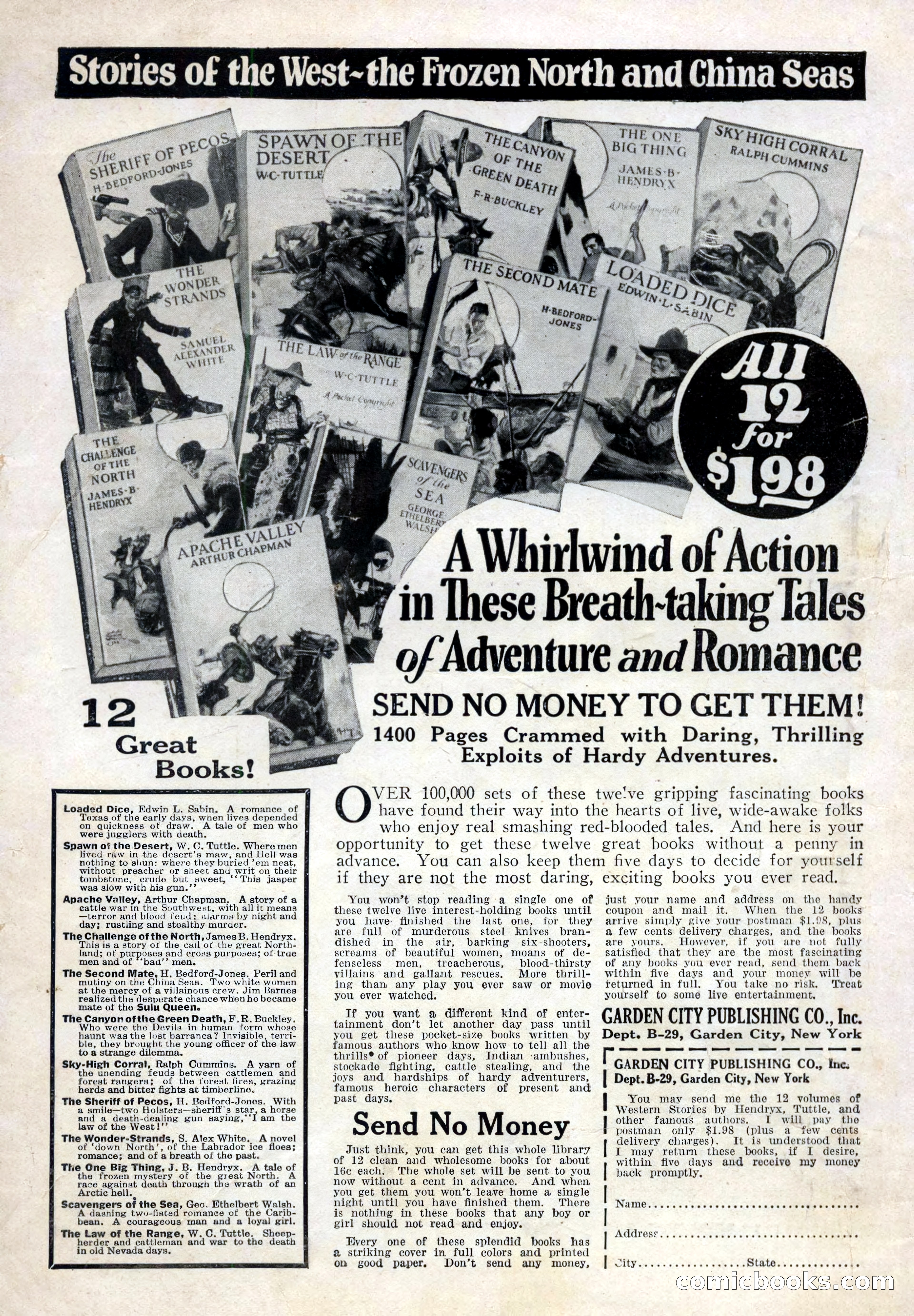 Action Stories, September 1926 — page 2 of 148