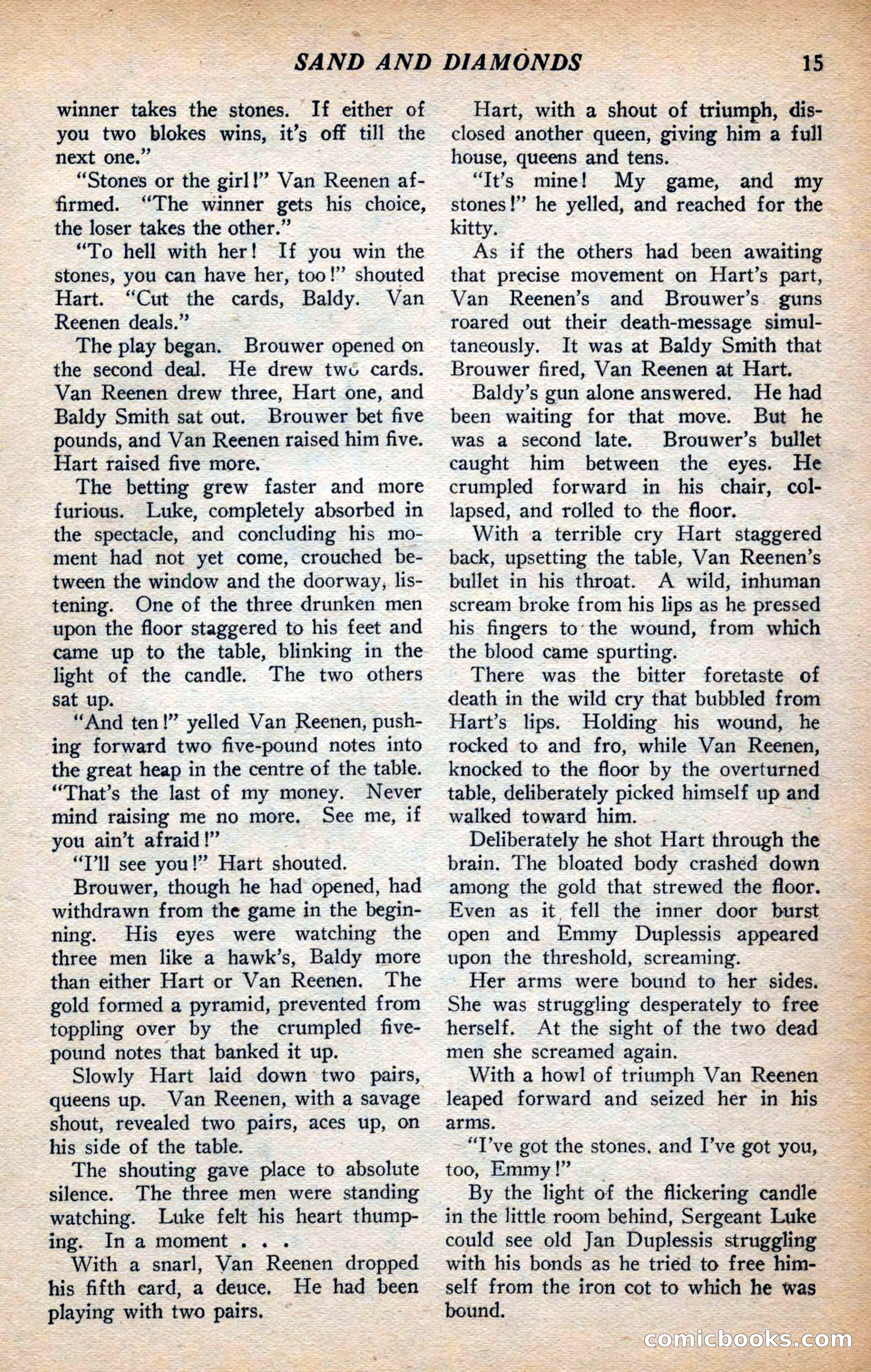 Action Stories, September 1926 — page 23 of 148
