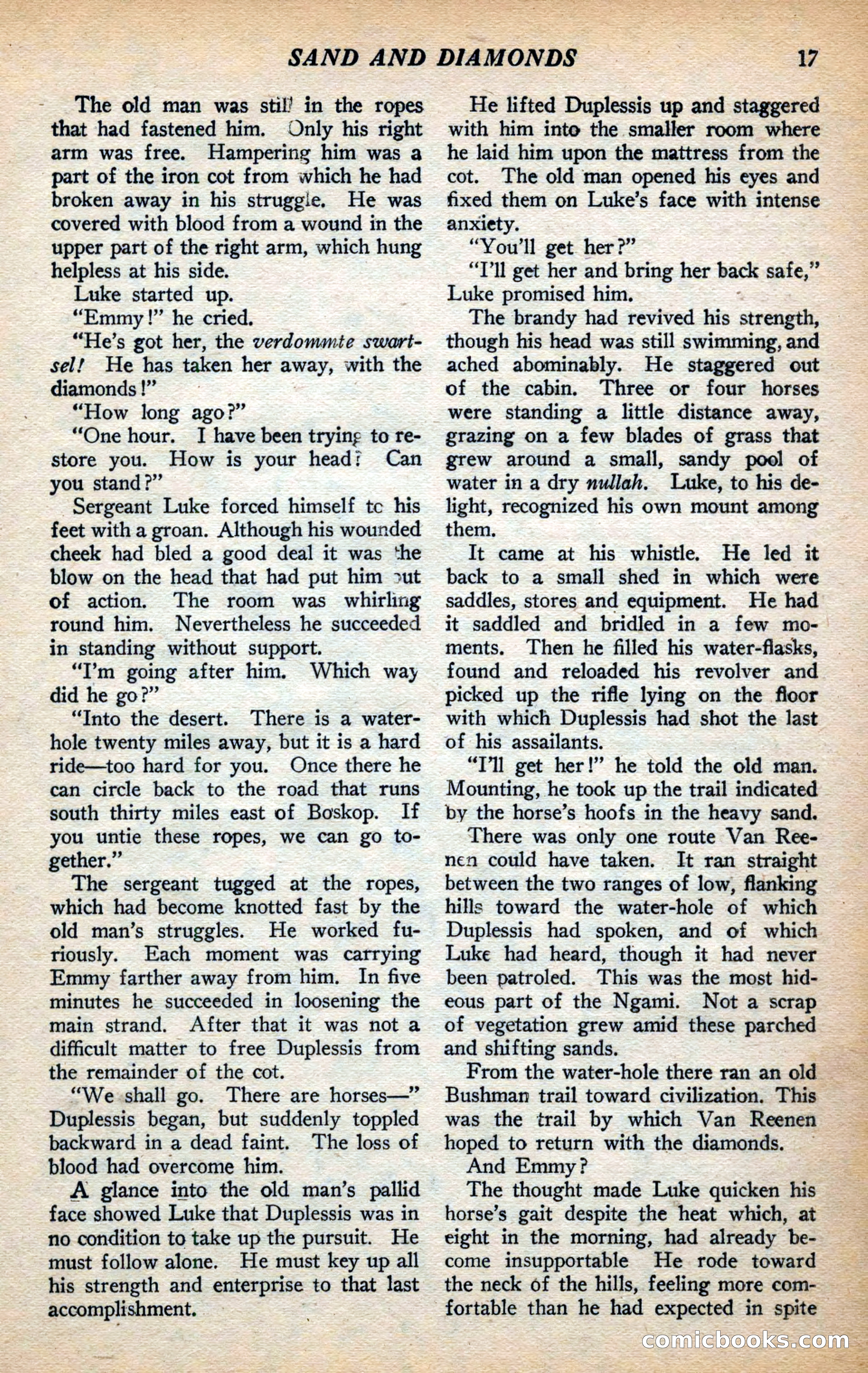 Action Stories, September 1926 — page 25 of 148