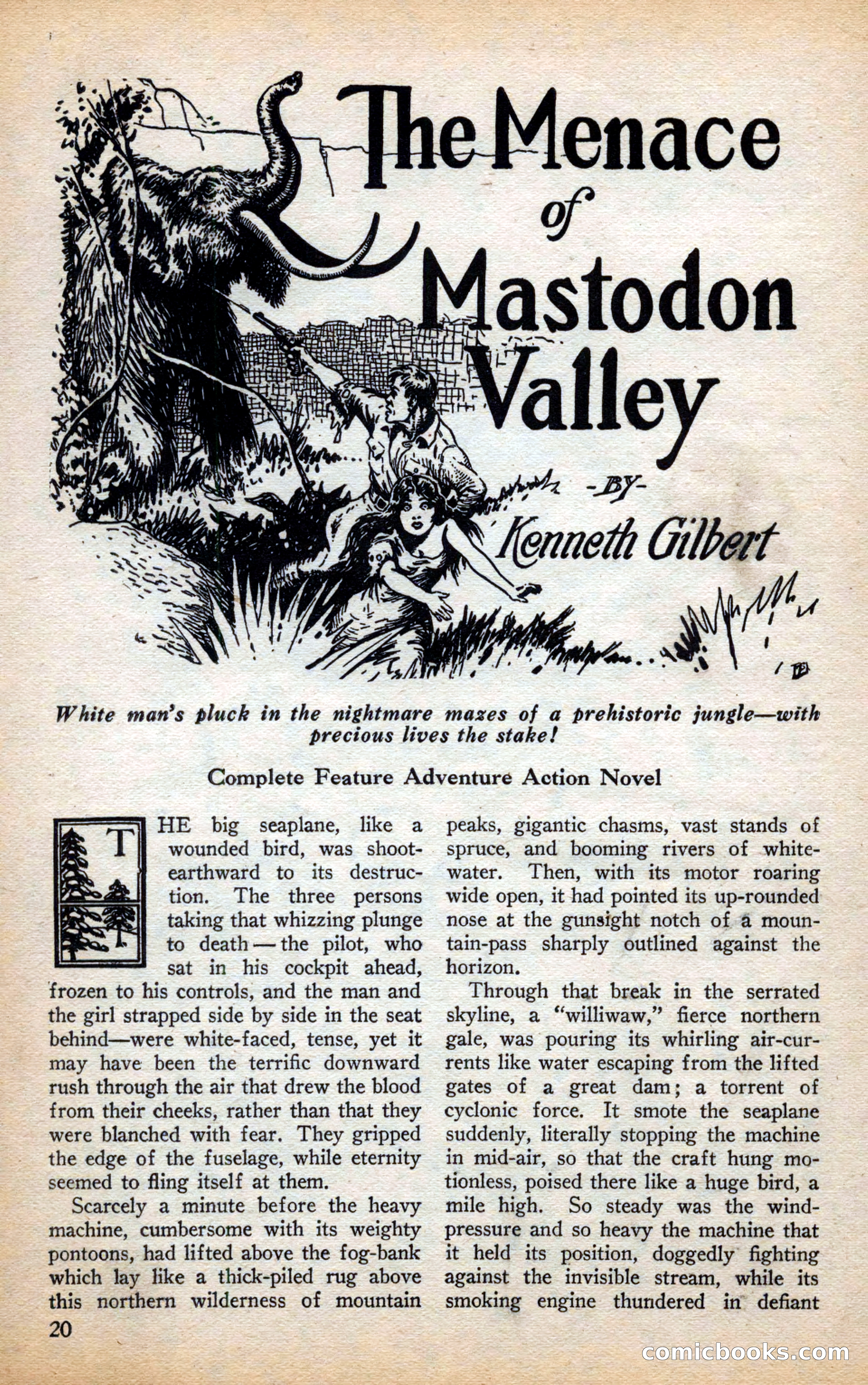 Action Stories, September 1926 — page 28 of 148
