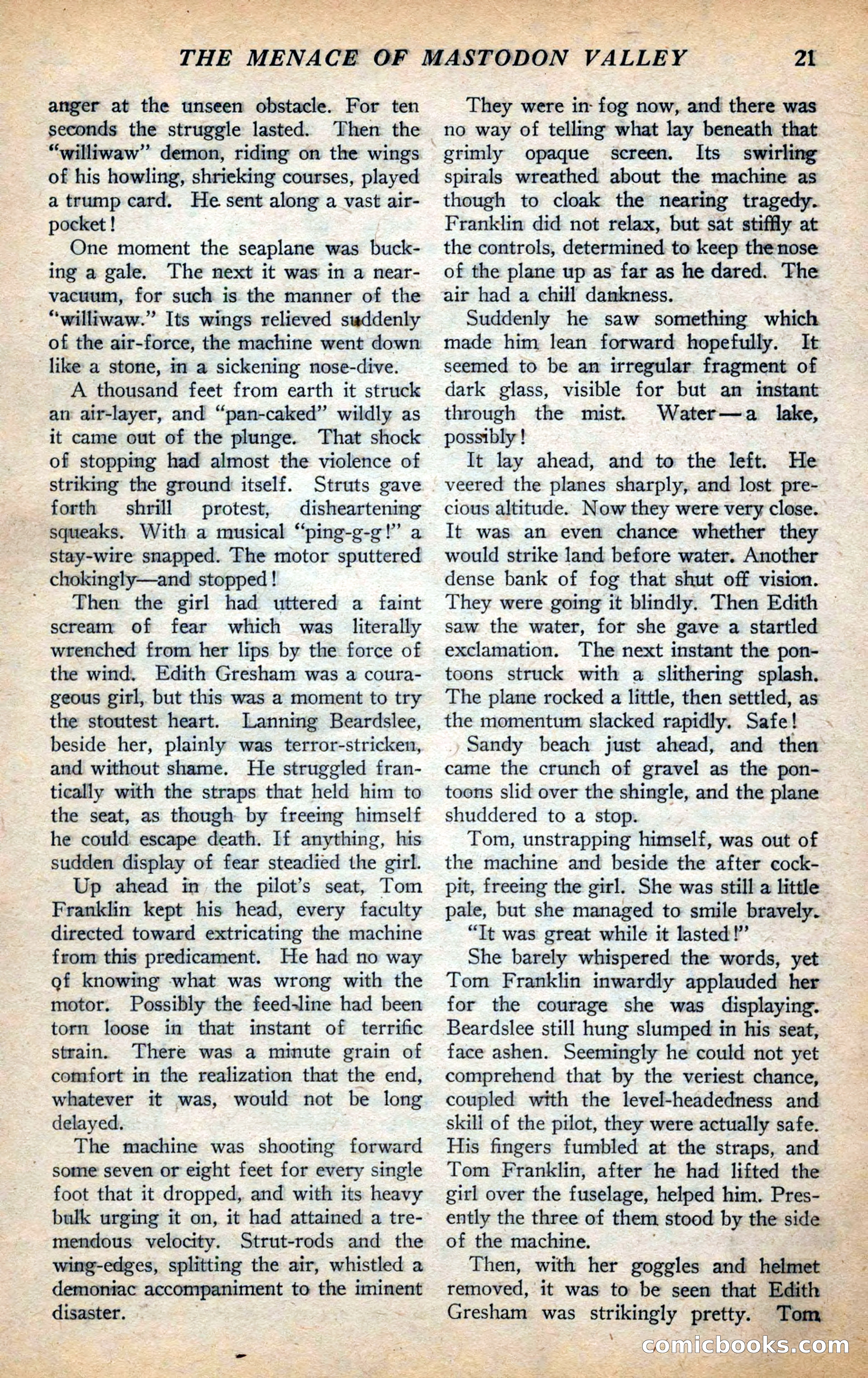 Action Stories, September 1926 — page 29 of 148