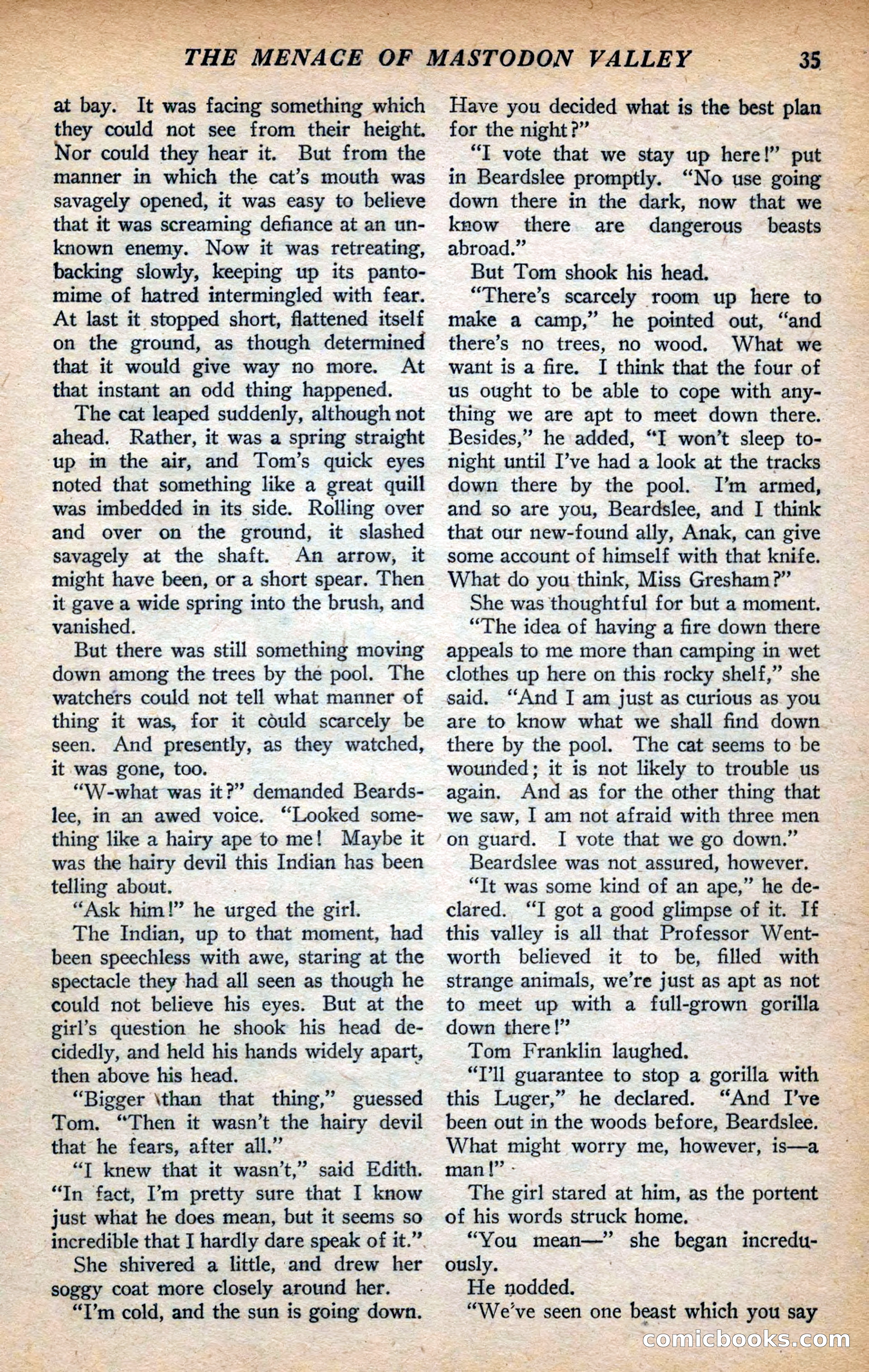 Action Stories, September 1926 — page 43 of 148